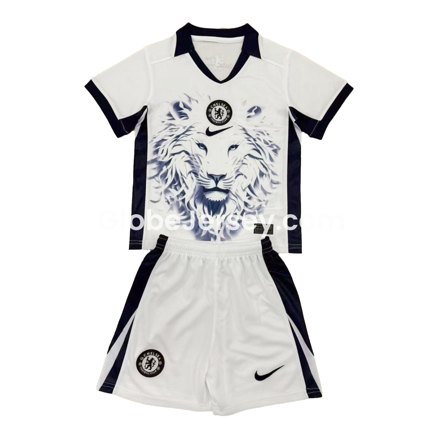 GlobeJersey-C.H.E.L.S.E.A 25-26 White Lion Concept Men's Adult Jersey Set - Fans Version