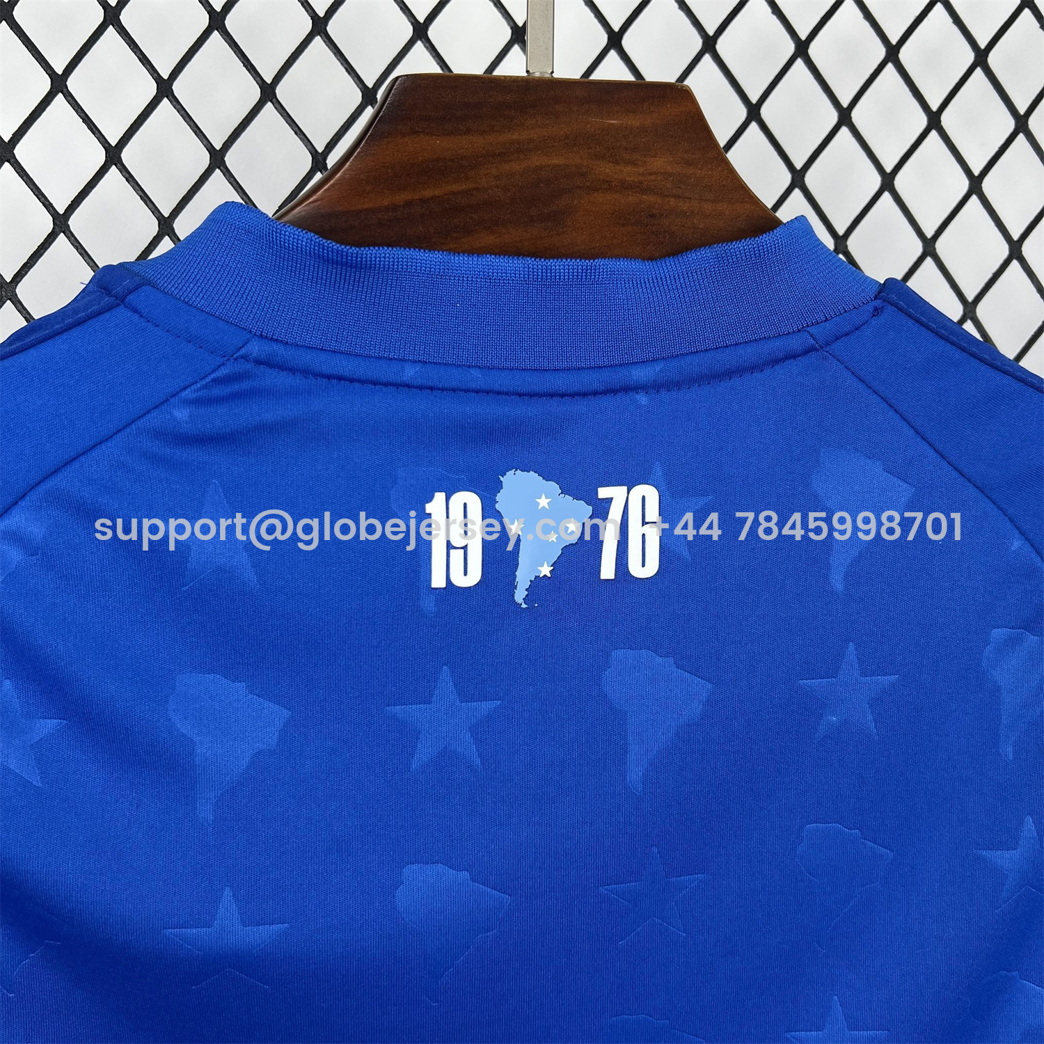 GlobeJersey-Women's Cruzeiro 25-26 Home Blue Cropped Jersey