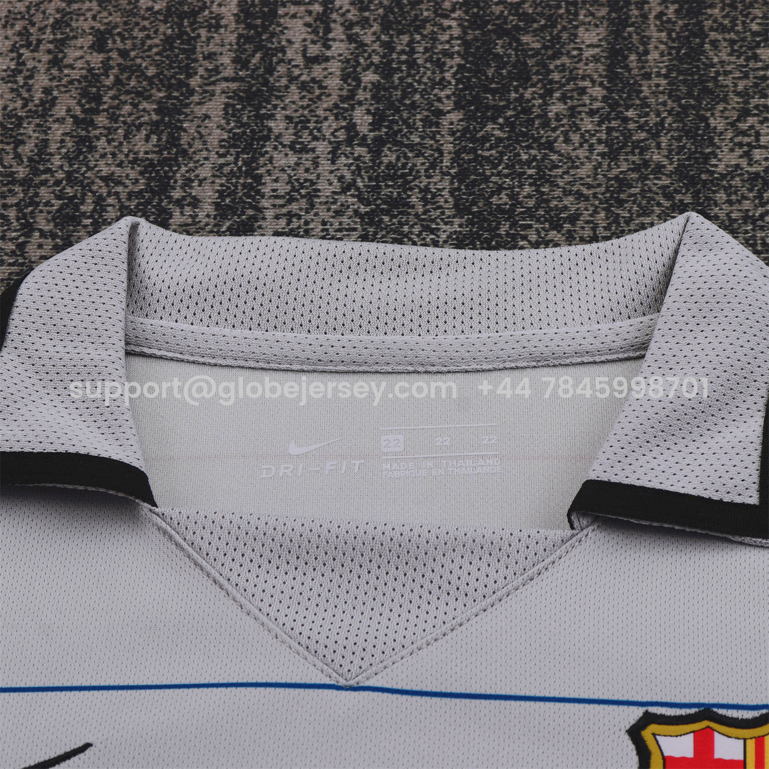 GlobeJersey-Retro Barcelona 2003-04 Away Kids Kit