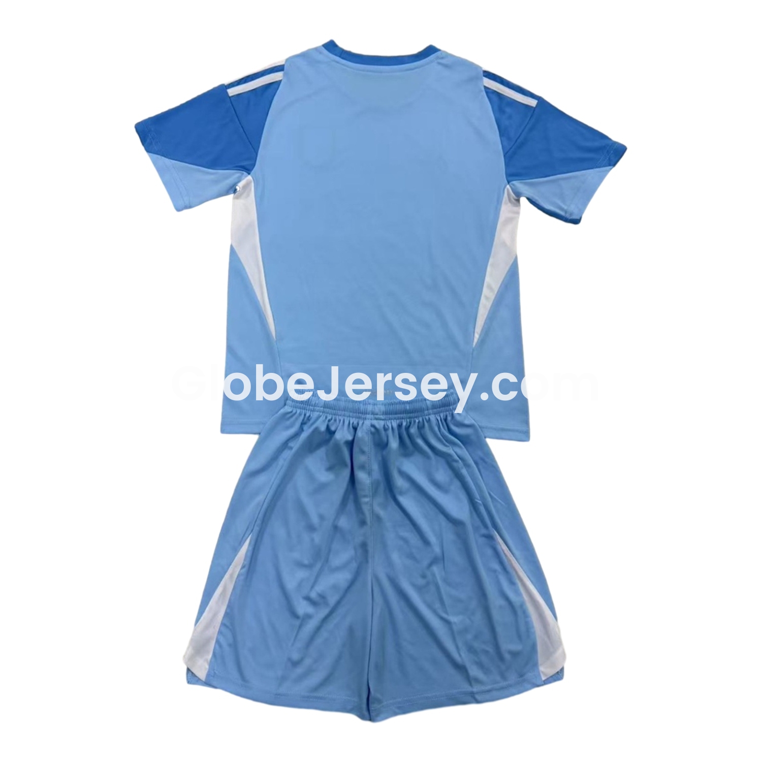 GlobeJersey-Austin 25-26 Blue Goalkeeper Men's Adult Jersey Set - Fans Version