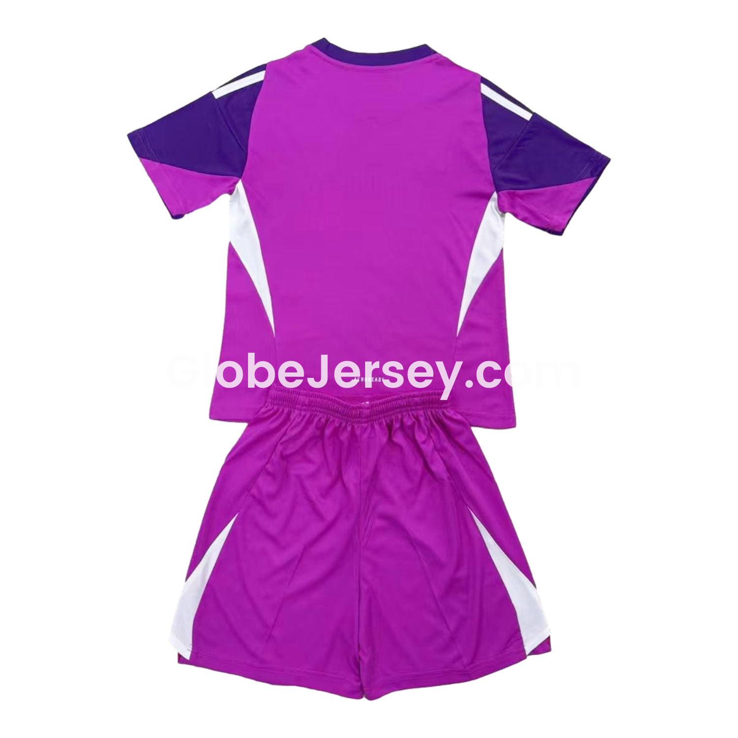 GlobeJersey-Los Angeles FC 2025 Purple Goalkeeper Kids Kit