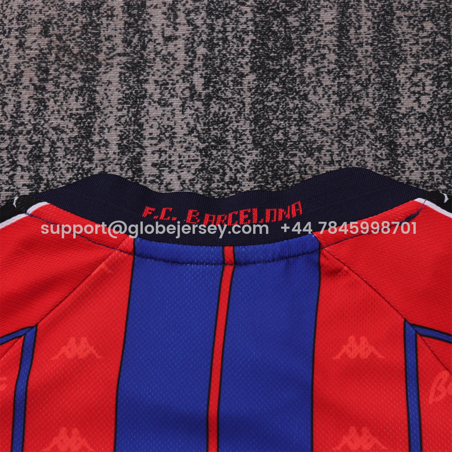 GlobeJersey-Retro Barcelona 1997-98 Home Kids Kit