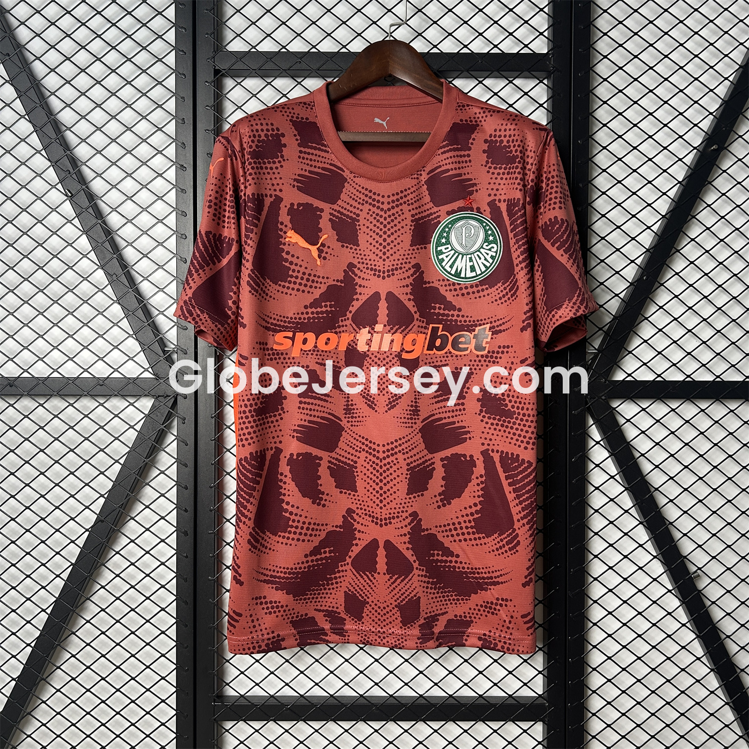 GlobeJersey-Palmeiras 25-26 Red Goalkeeper Jersey - Fans Version