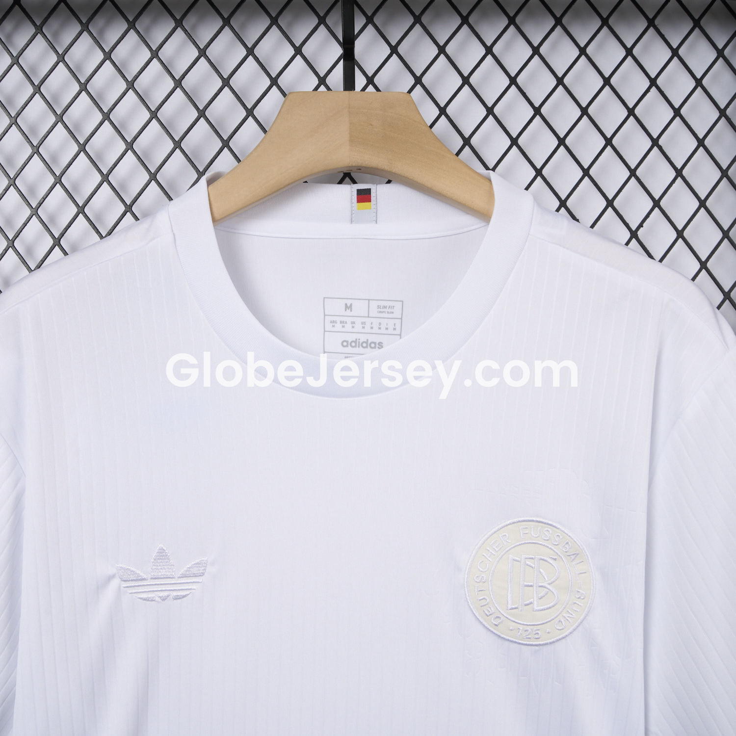 GlobeJersey-Germany 2025 125-Year Anniversary Pure White Special Jersey - Fans Version