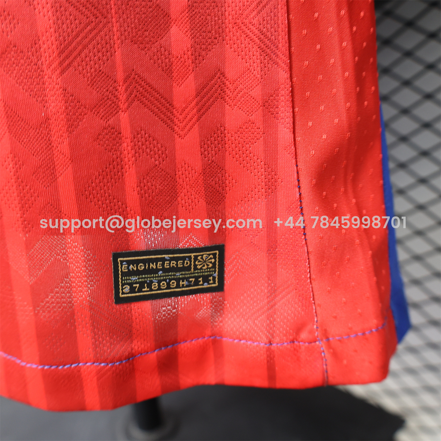 GlobeJersey-Barcelona 26-27 Red Blue Retro Style Casual Jersey - Player Version