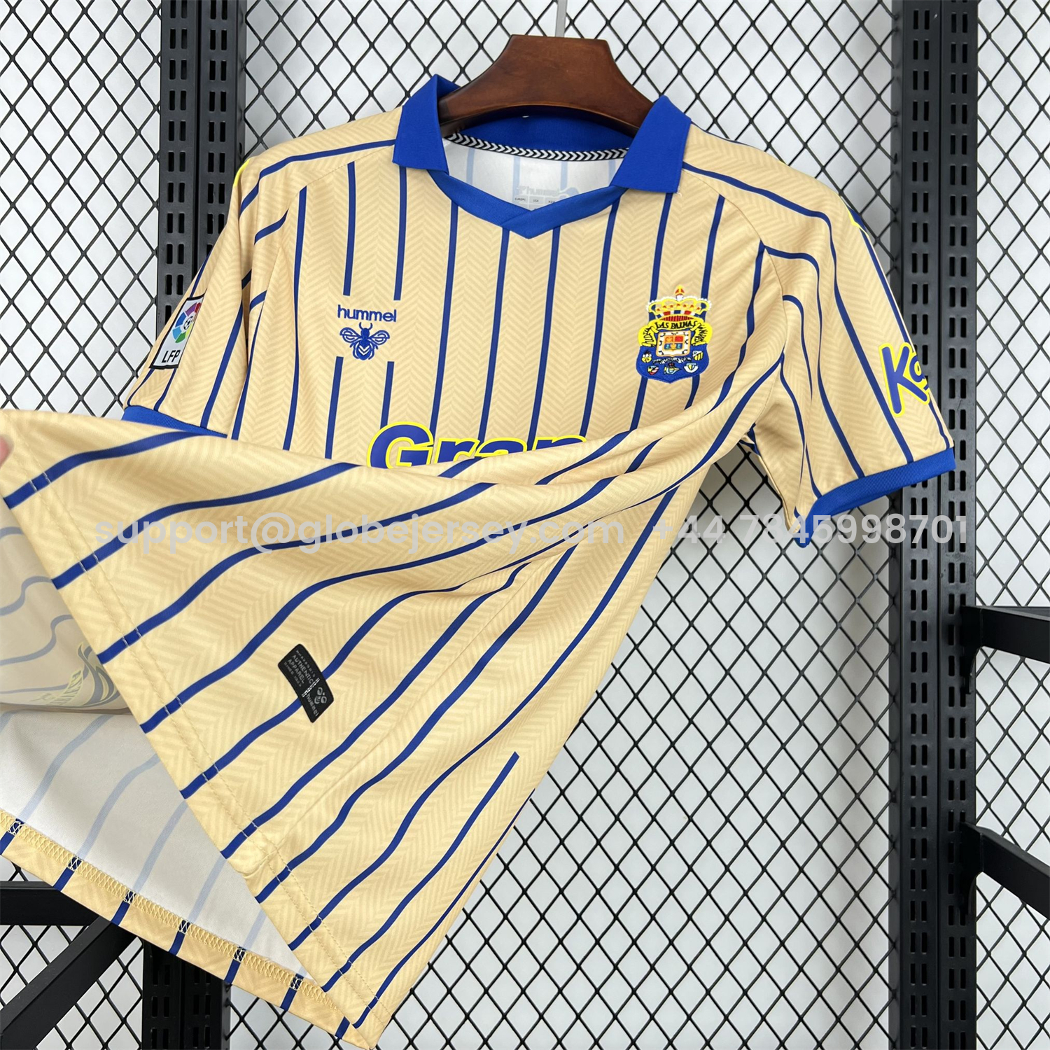 GlobeJersey-Las Palmas 25-26 Vintage Style Special Jersey - Fans Version