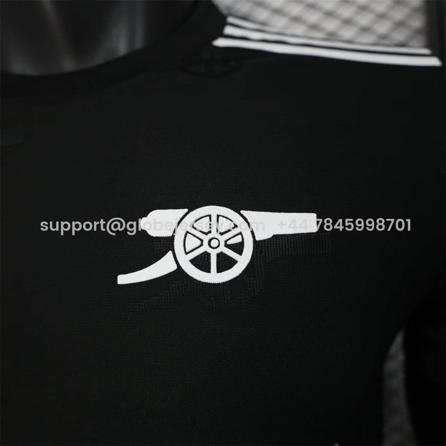 GlobeJersey-Arsenal 25-26 Pure Black Special Jersey - Player Version