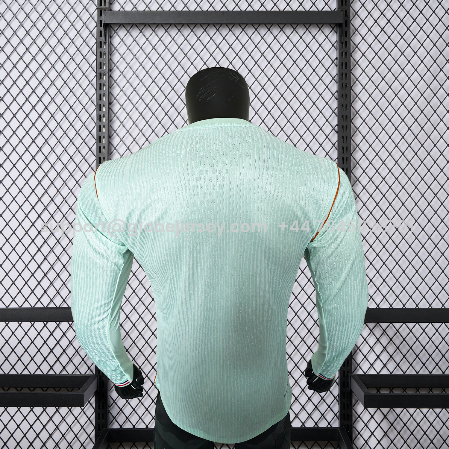 GlobeJersey-France 2026 Away Mint Green Long Sleeves Jersey - Player Version
