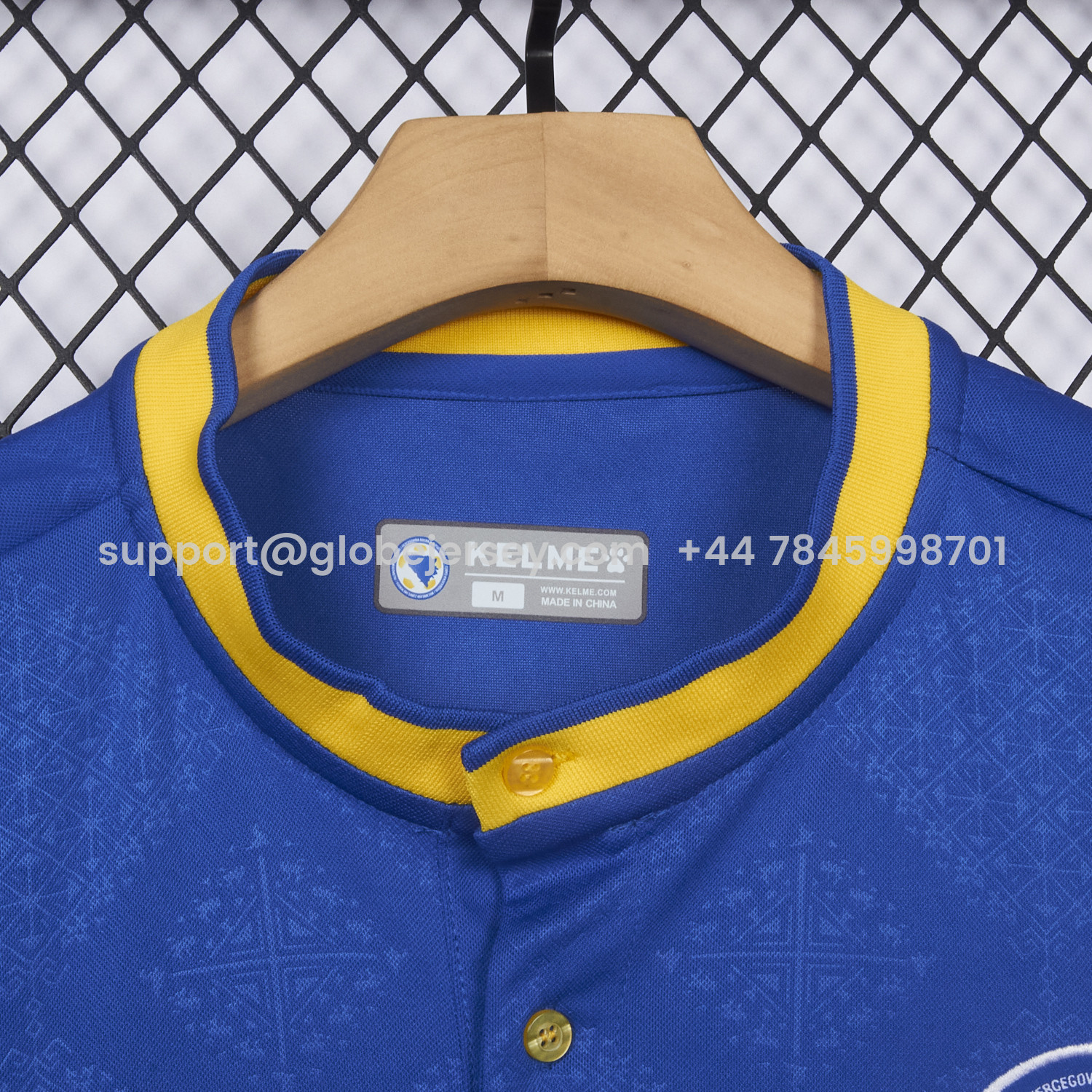 GlobeJersey-Bosnia and Herzegovina 2026 Home Jersey - Fans Version