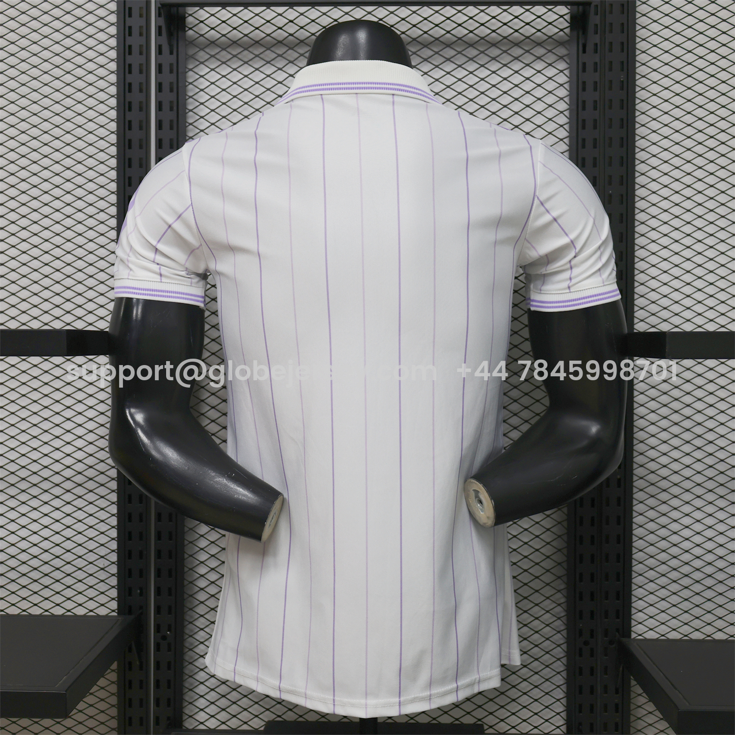 GlobeJersey-Real Madrid 25-26 Retro Style White Polo Jersey - Player Version