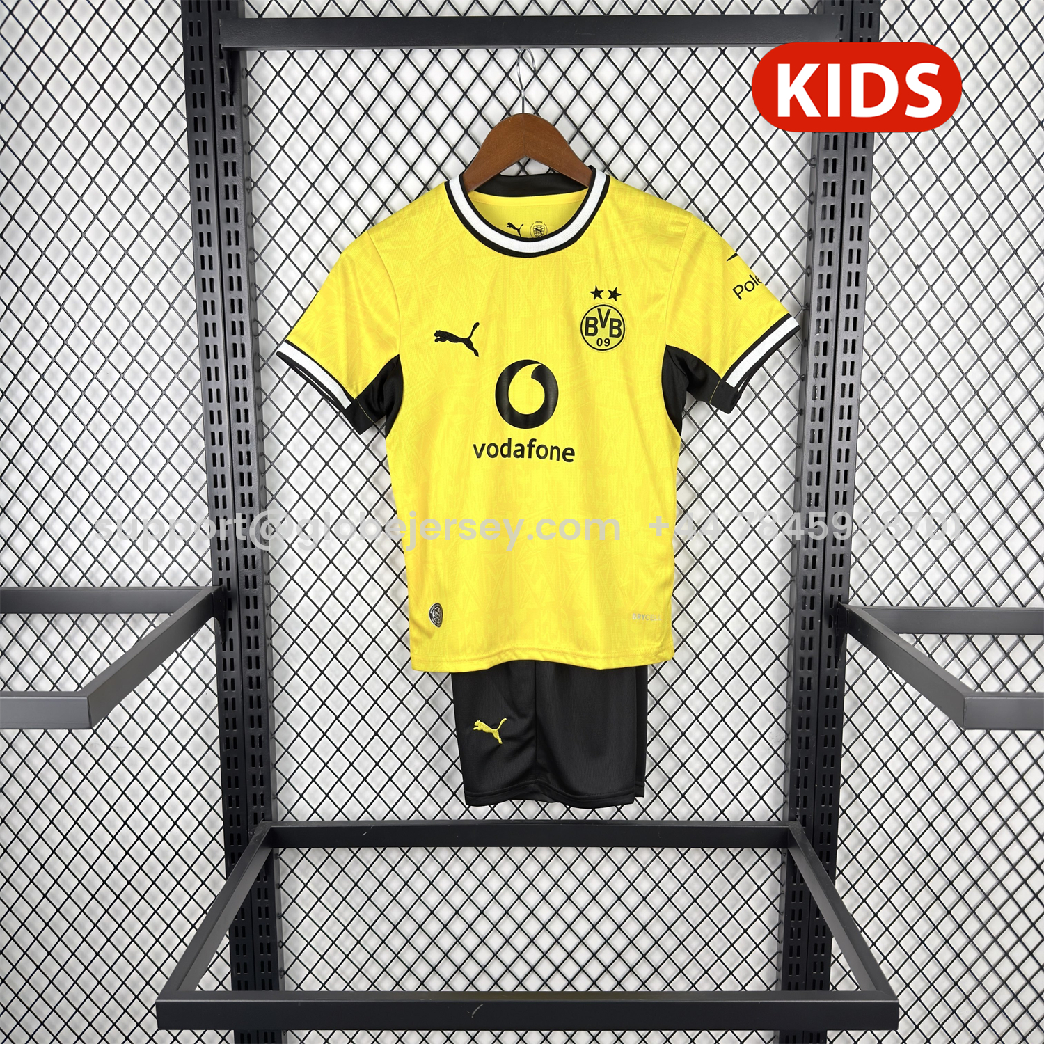 GlobeJersey-Dortmund 26-27 Home Kids Kit
