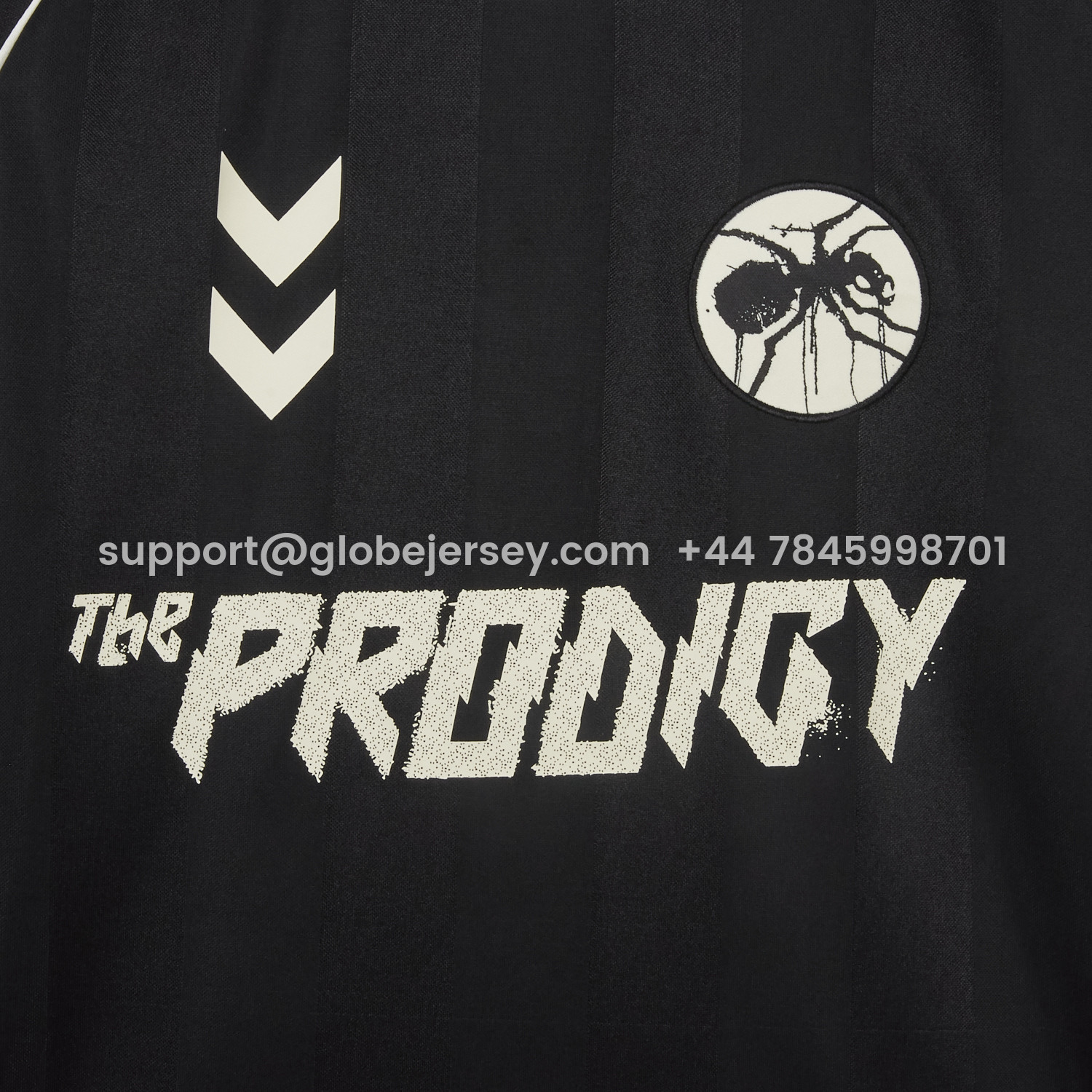 GlobeJersey-The Prodigy 2026 Black Football Jersey - Fans Version