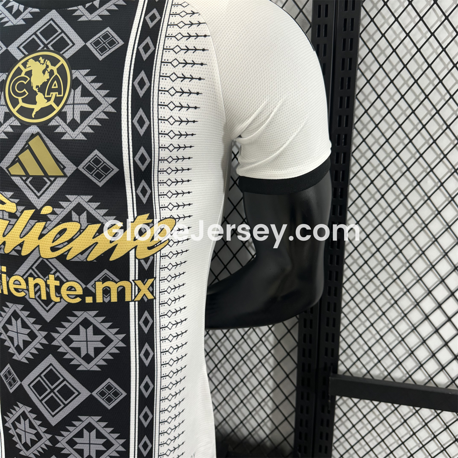GlobeJersey-Club América 25-26 Black Totem Pattern White Special Jersey - Player Version