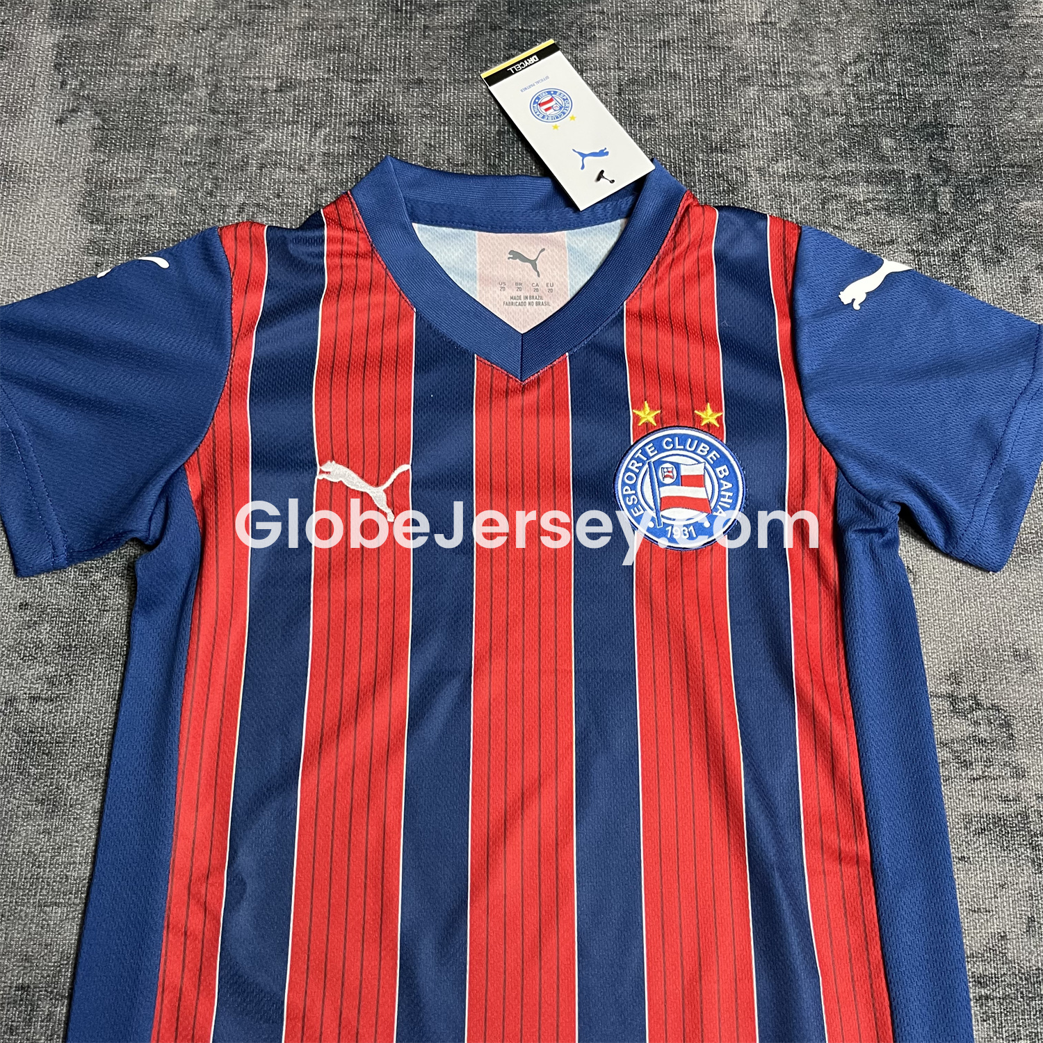 GlobeJersey-Bahia 25-26 Away Unsponsored Kids Kit