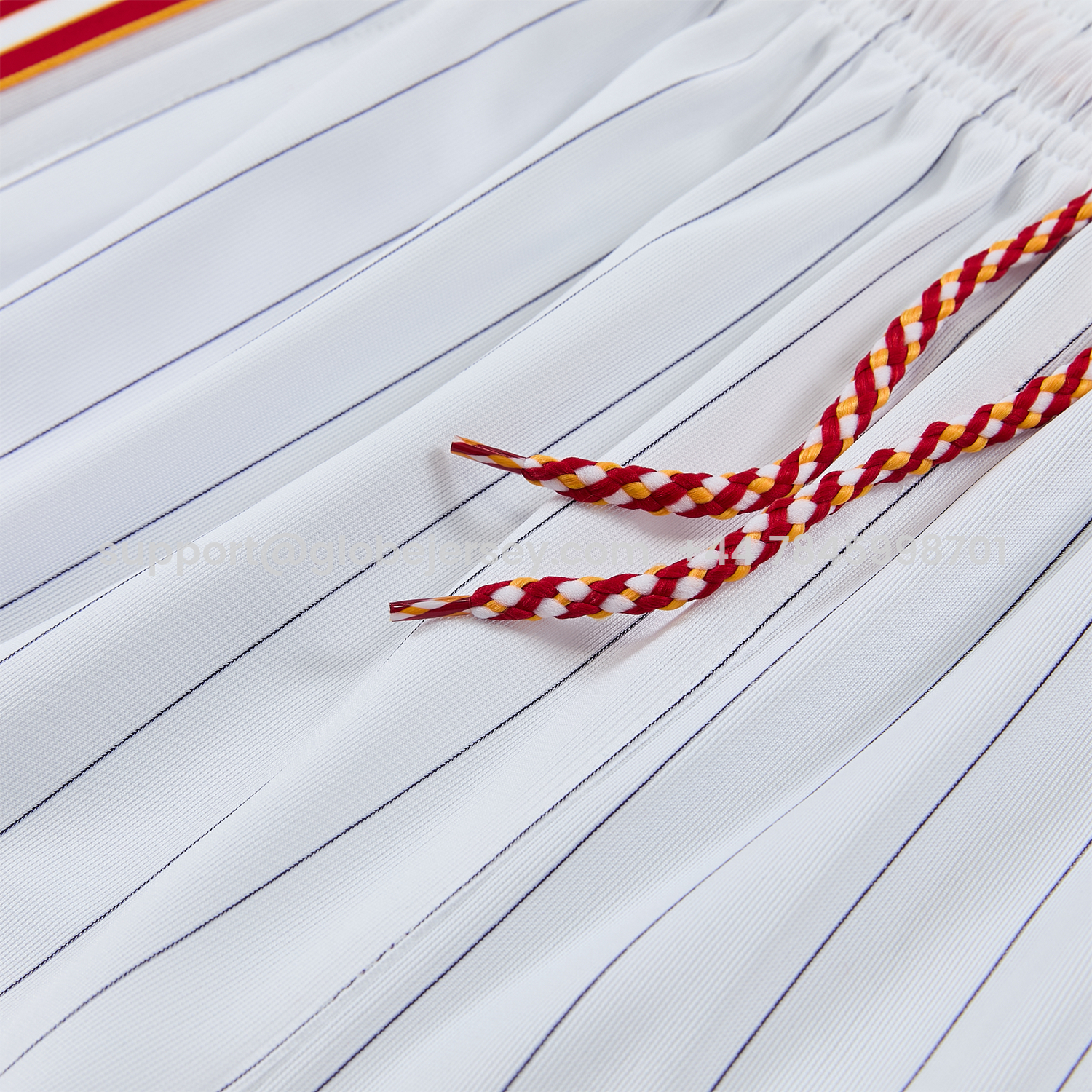 GlobeJersey-Roma 25-26 Retro Style Short-Sleeve Training Set - White Top & White Pants