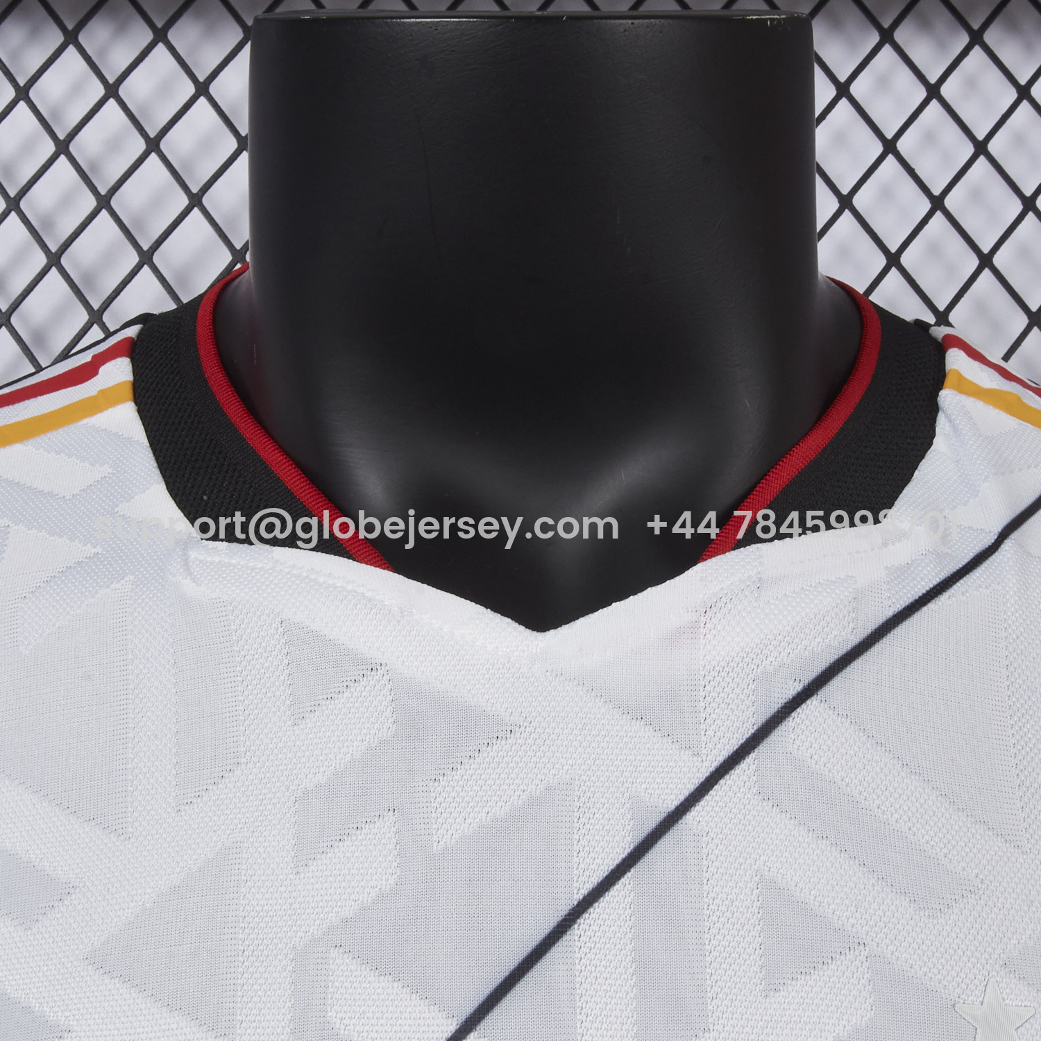 GlobeJersey-Germany 2026 Diagonal Stripes White Special Jersey - Player Version