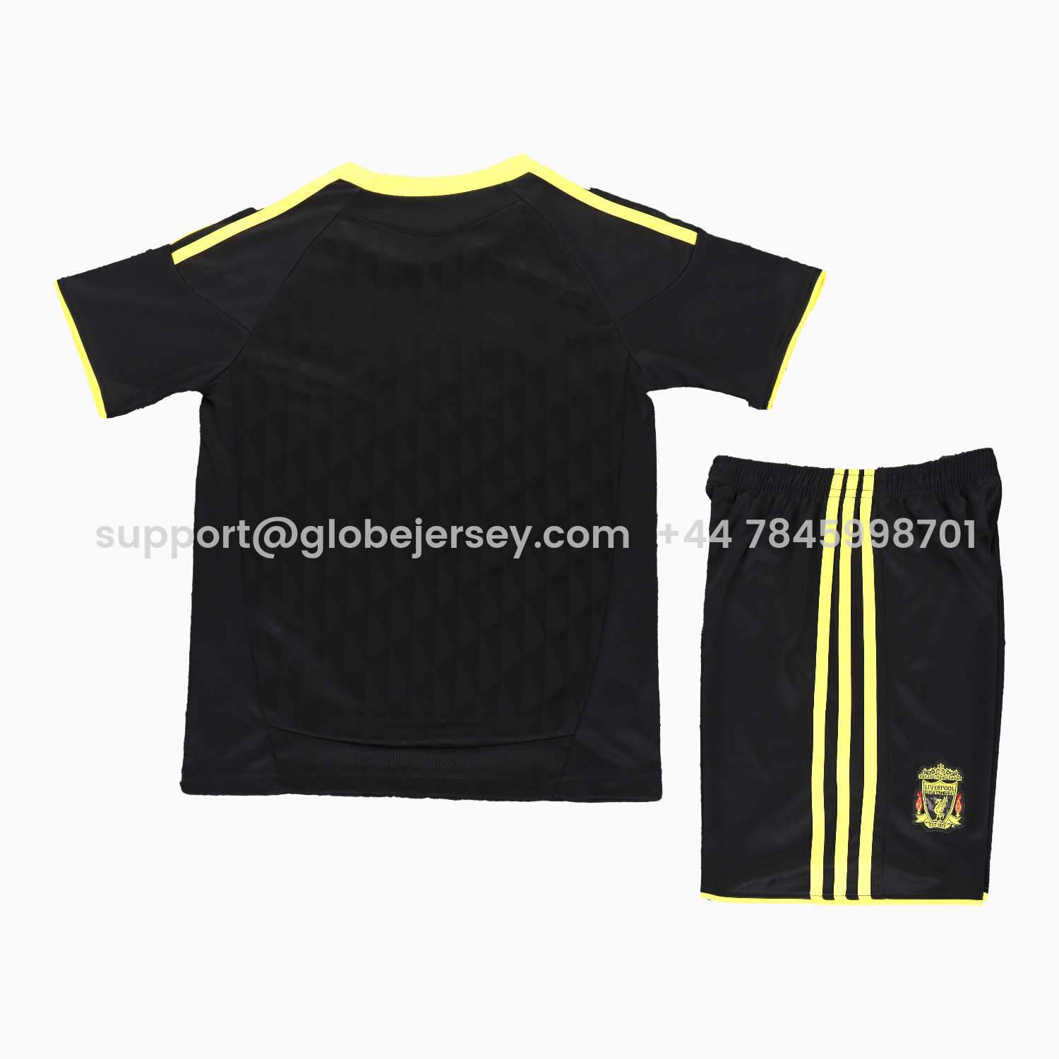 GlobeJersey-Retro Liver.pool 2010-11 Third Kids KitKit