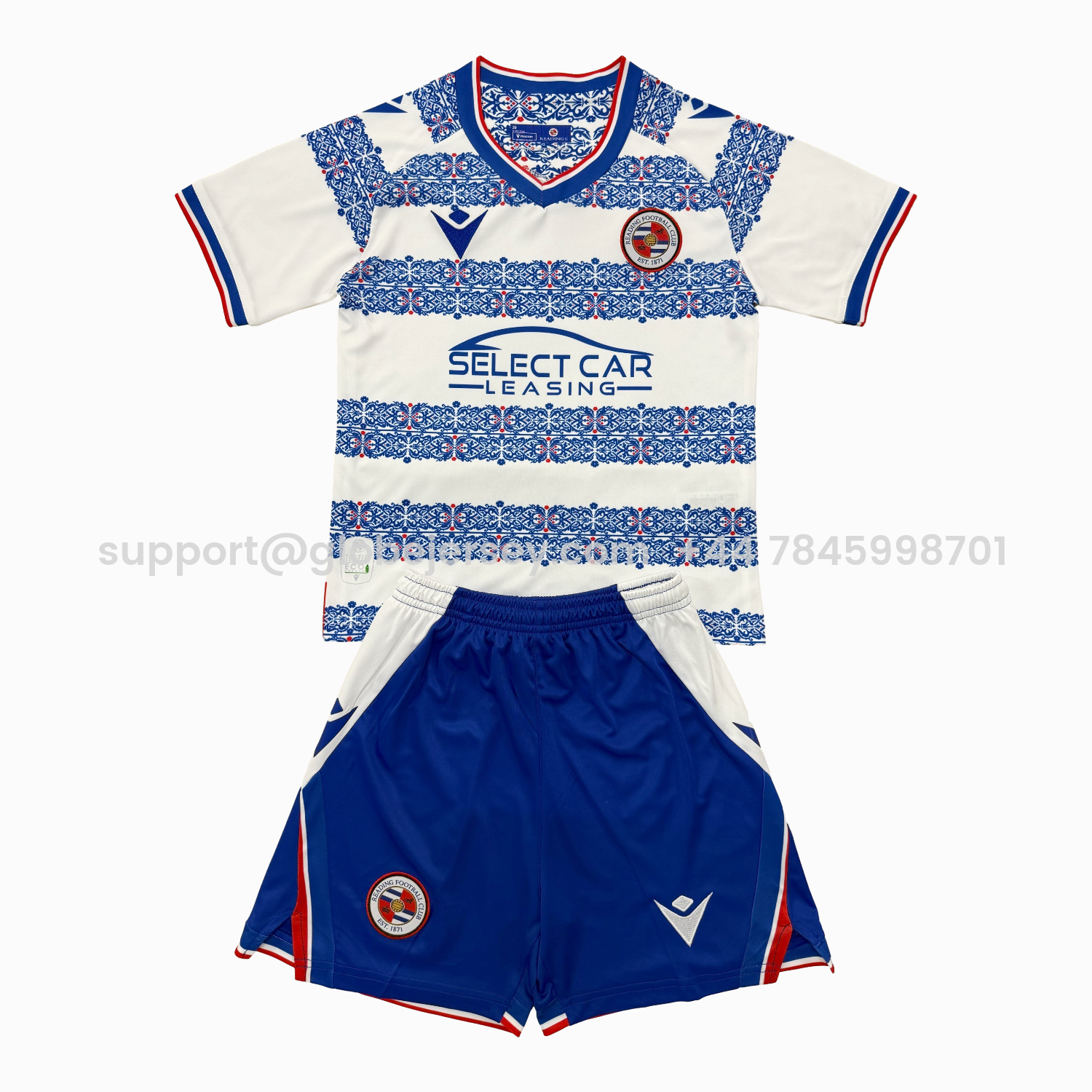 GlobeJersey-Reading 25-26 Home Kids Kit
