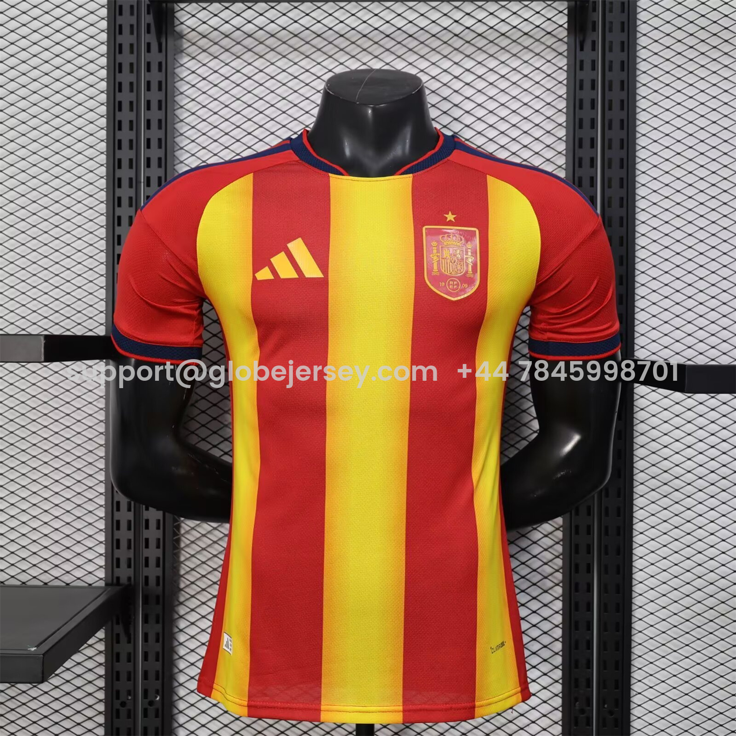 GlobeJersey-Spain 2026 Red And Yellow Stripes Special Jersey - Player Version