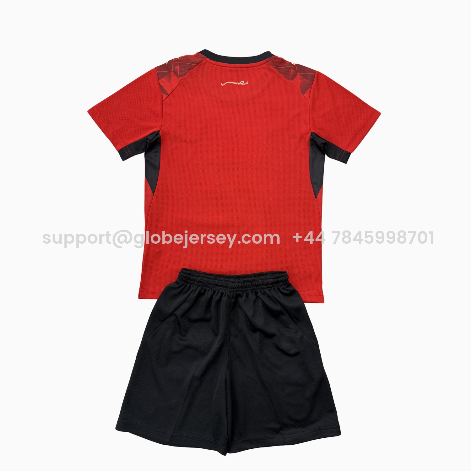 GlobeJersey-Egypt 2026 Home Men's Adult Jersey Set - Fans Version