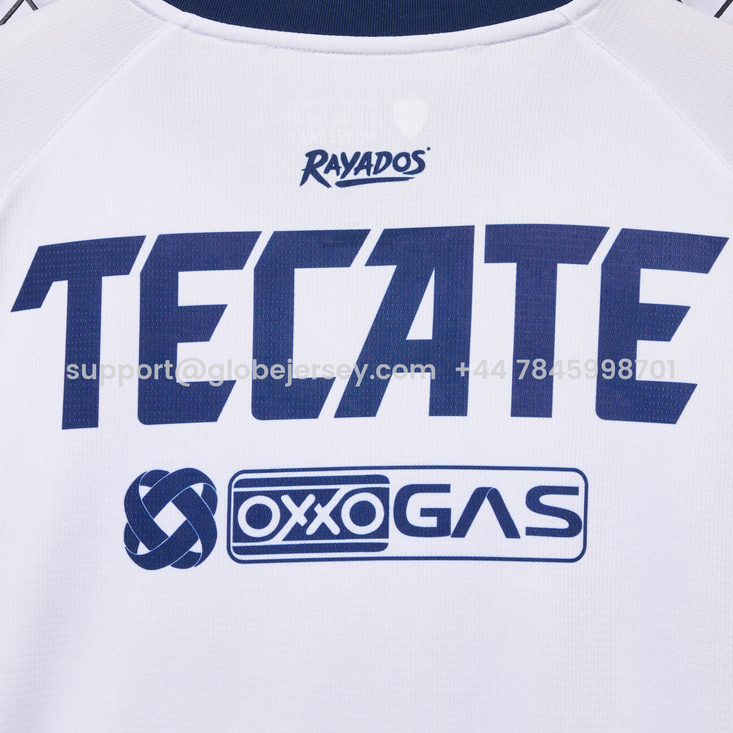 GlobeJersey-Rayados Monterrey 25-26 Away White Jersey - Fans Version