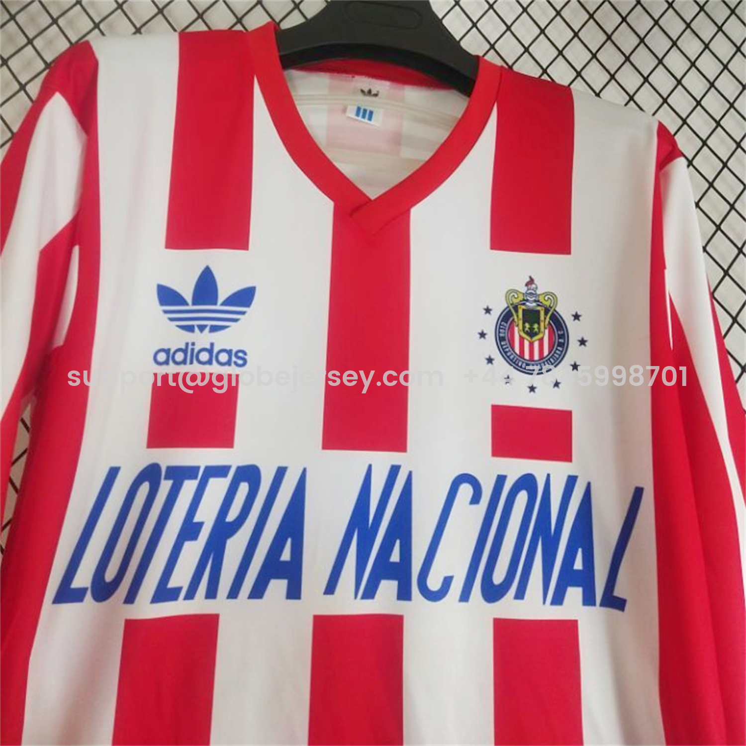 GlobeJersey-Retro Chivas de Guadalajara 1991-92 Home Long Sleeves Jersey