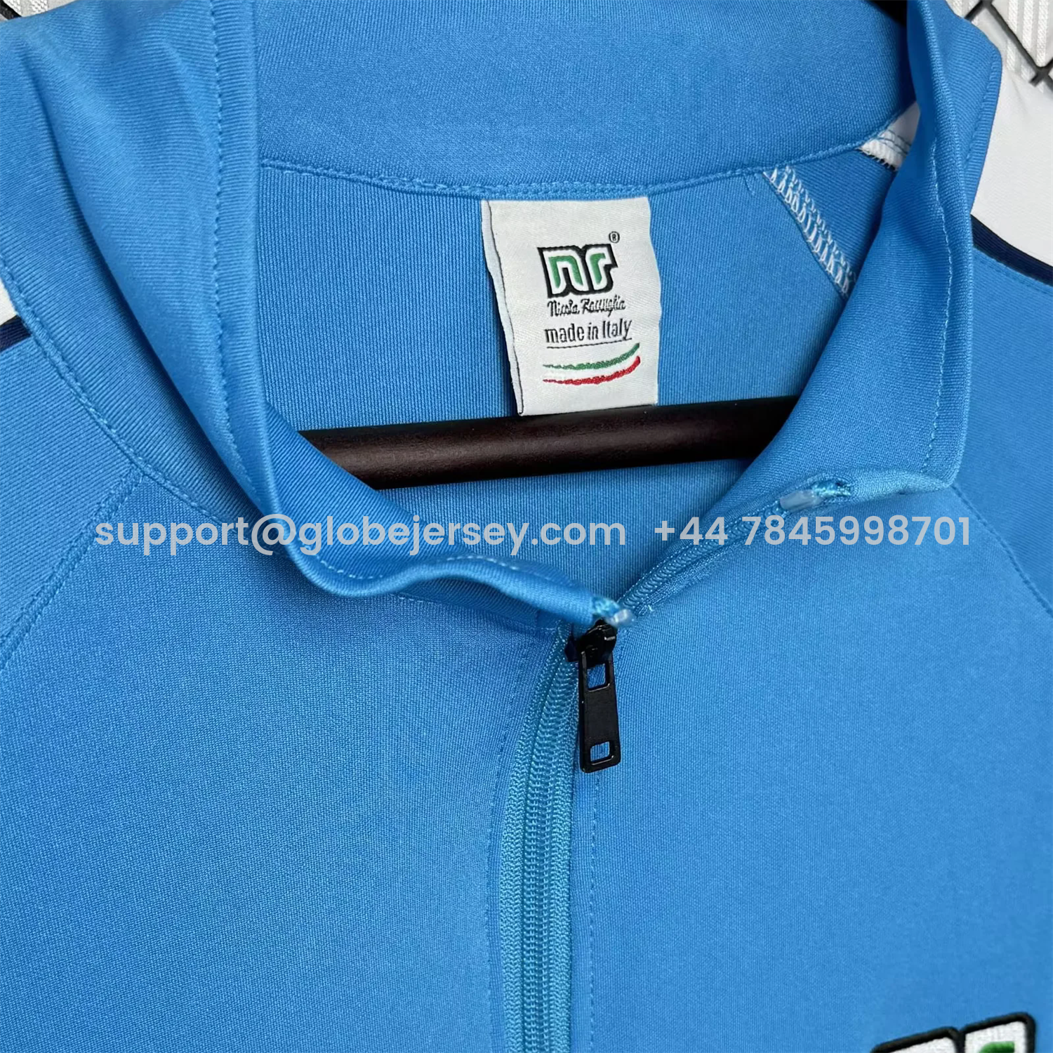 GlobeJersey-Retro Napoli 1988-89 Blue Windbreaker