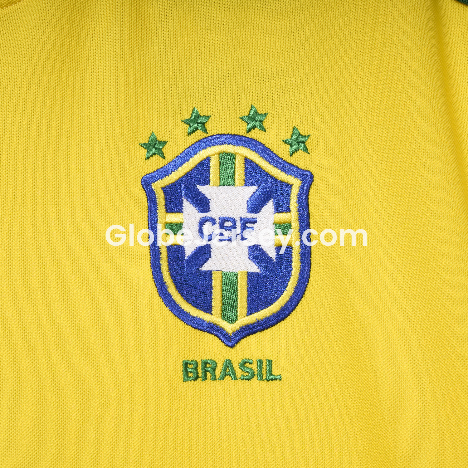 GlobeJersey-Retro Brazil 1998 Home Jersey