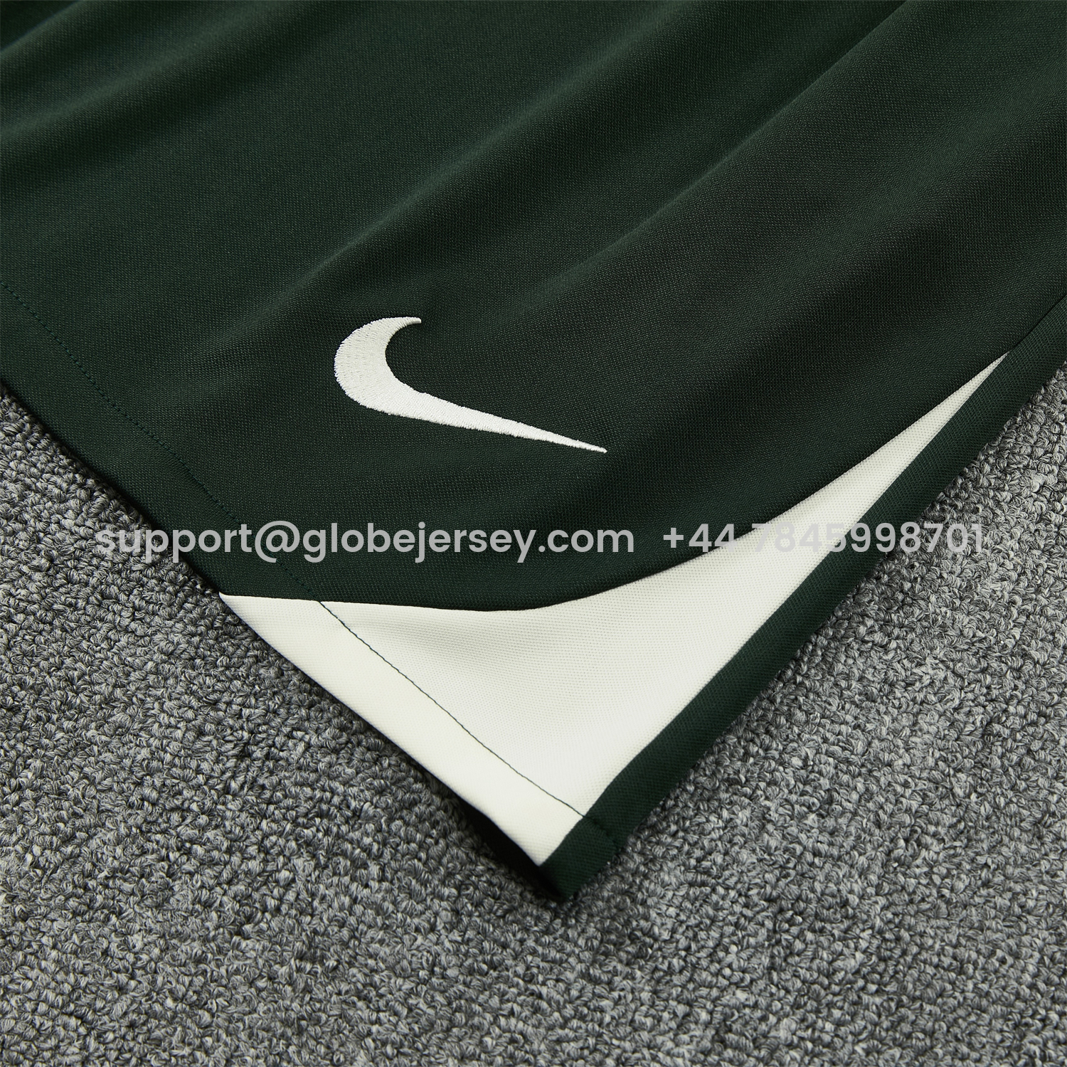 GlobeJersey-C.H.E.L.S.E.A 25-26 Vest Training Set - Dark Green Top & Dark Green Pants