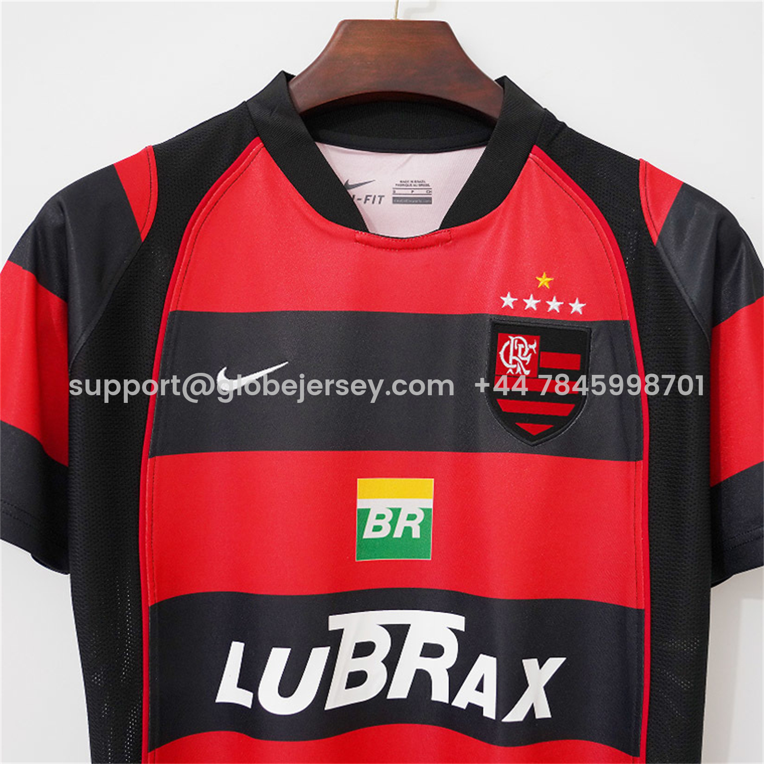 GlobeJersey-Retro Flamengo 2002-03 Home Jersey