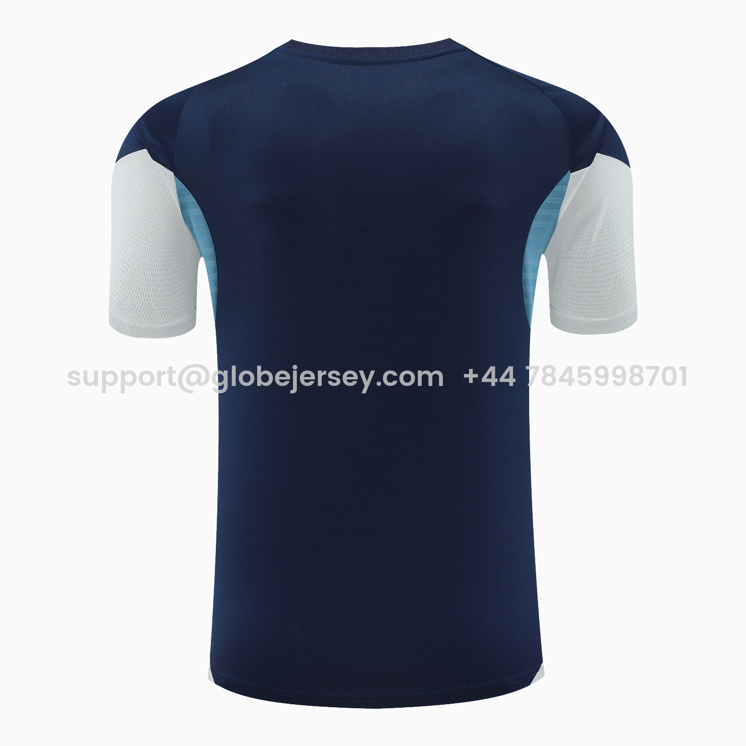 GlobeJersey-Arsenal 25-26 Short-Sleeve Training Set - Deep Blue Top & Shorts