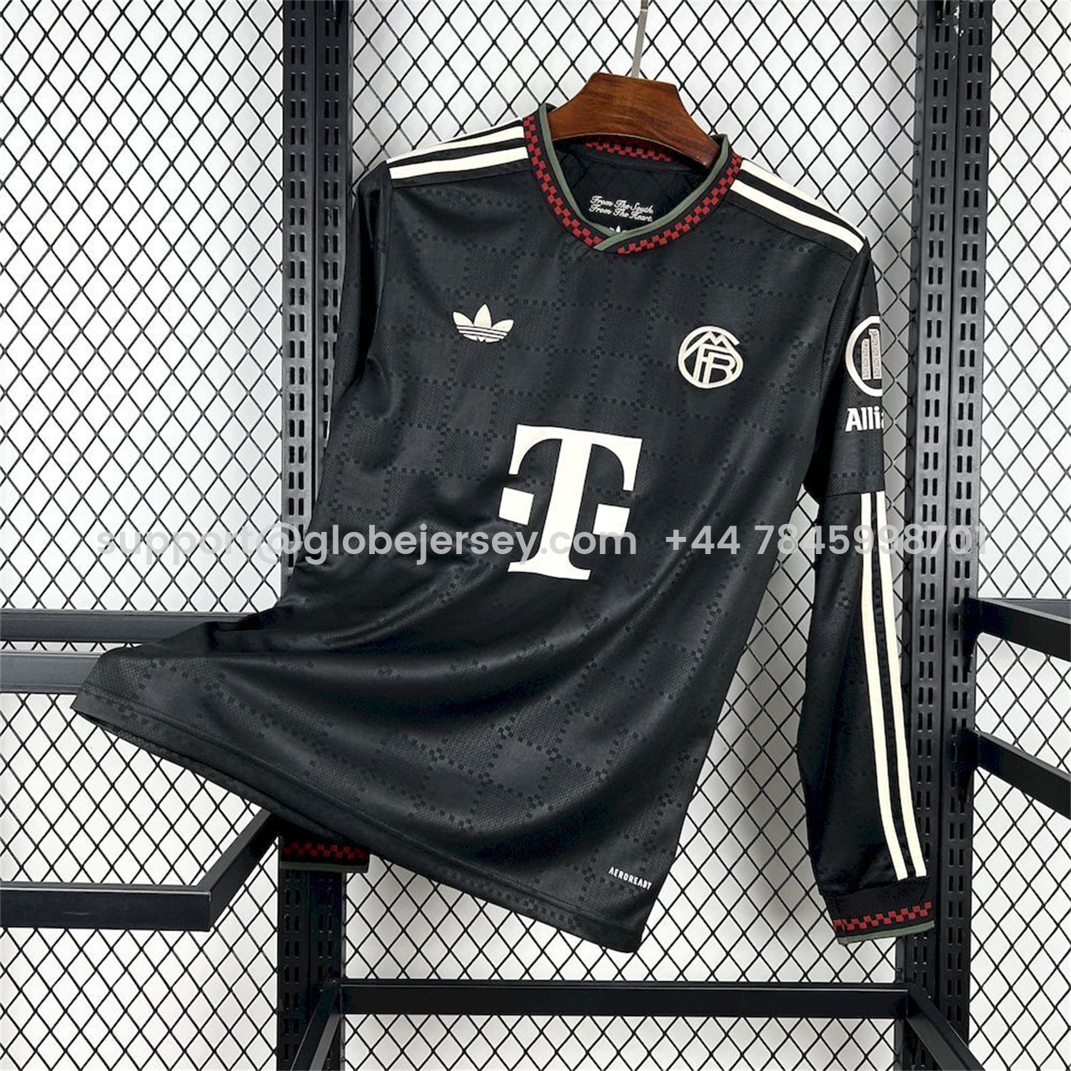 GlobeJersey-Bayern Munich 25-26 Third Long Sleeves Jersey - Fans Version