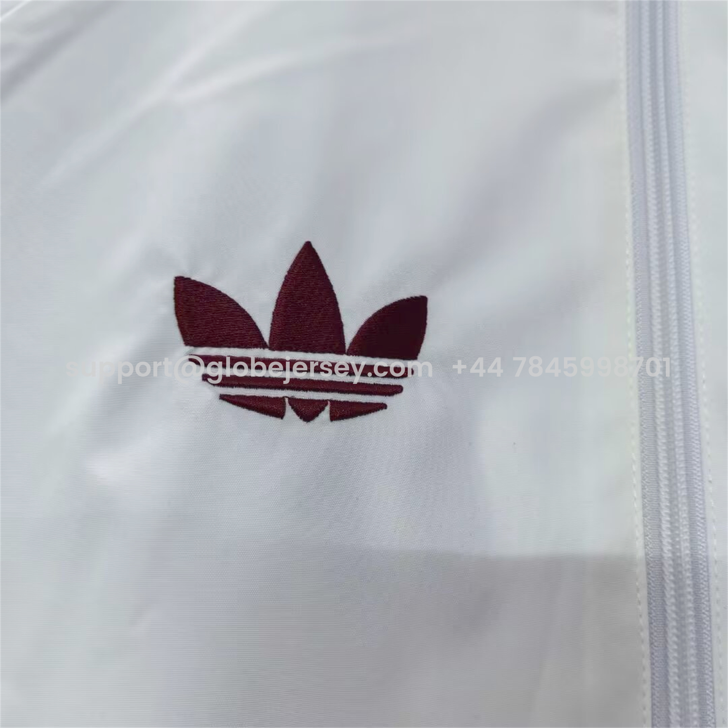 GlobeJersey-Spain 2026 Windbreaker Jacket - White