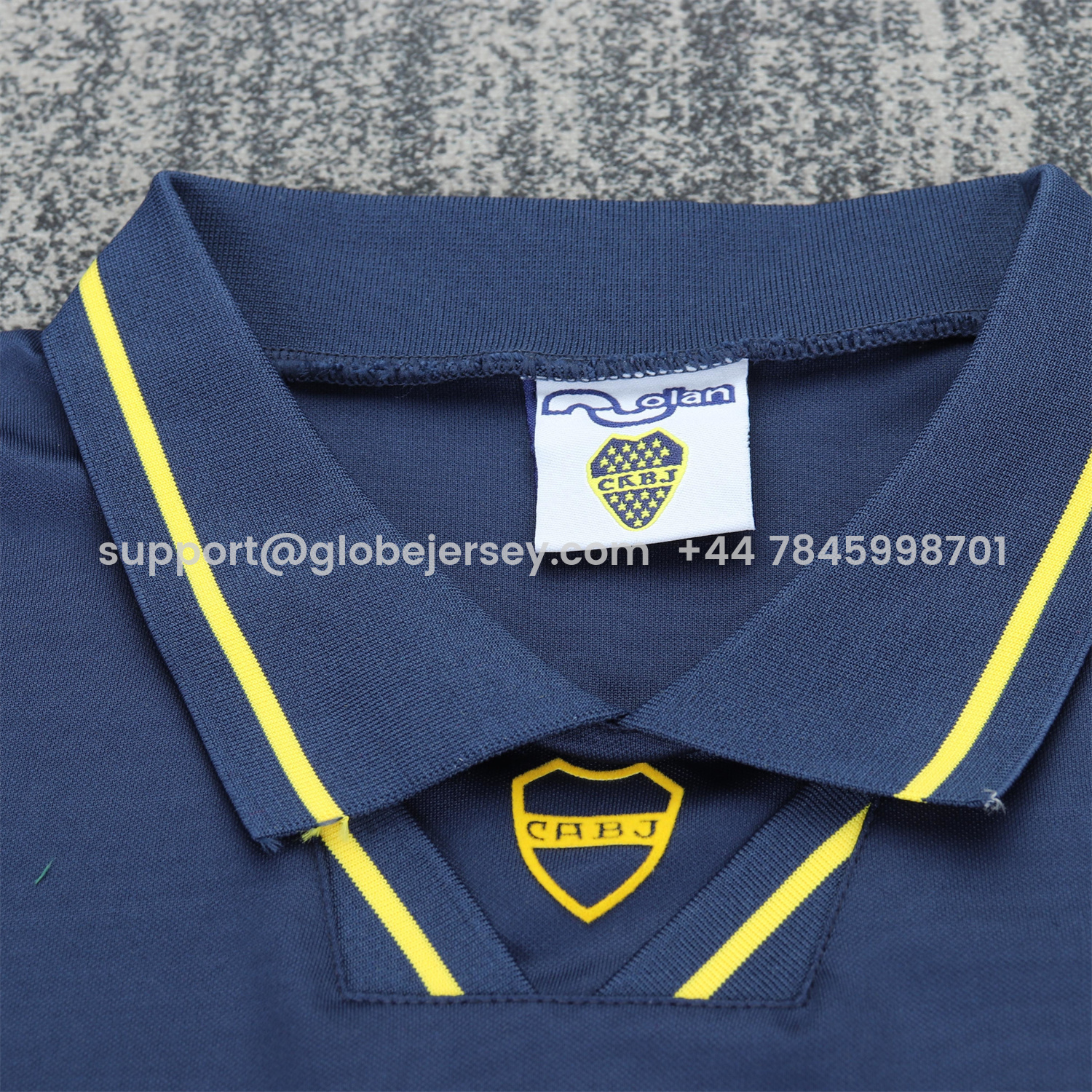 GlobeJersey-Retro Boca Juniors 1993-95 Home Kids Kit