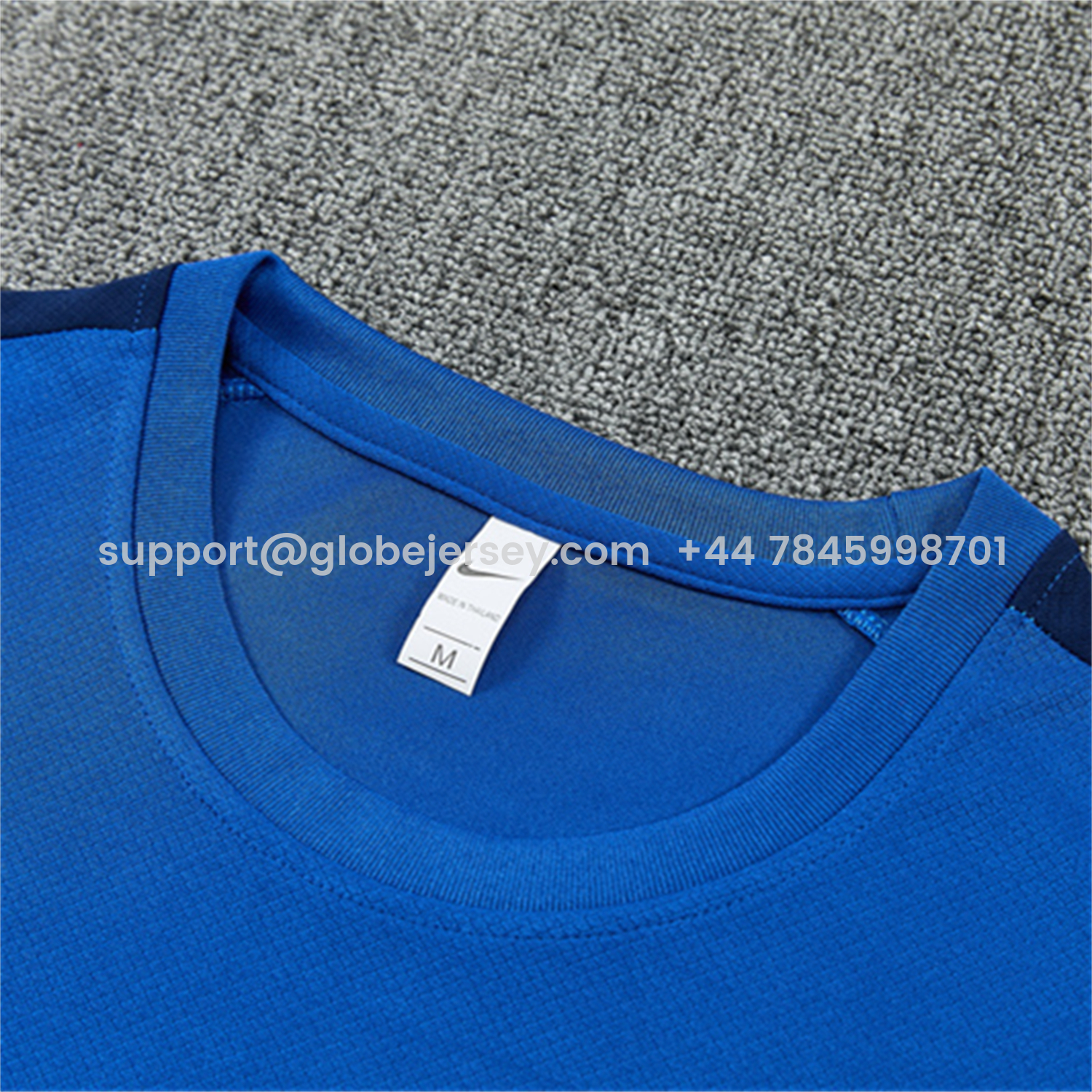 GlobeJersey-France 2026 Short-Sleeve Training Set - Blue Top & Shorts