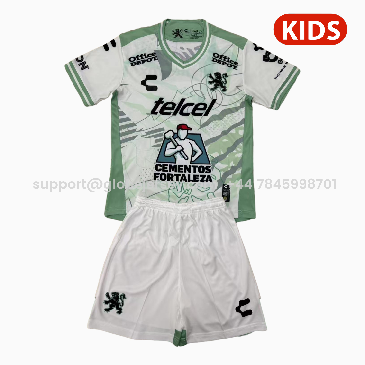GlobeJersey-Club León 25-26 Away Kids Kit