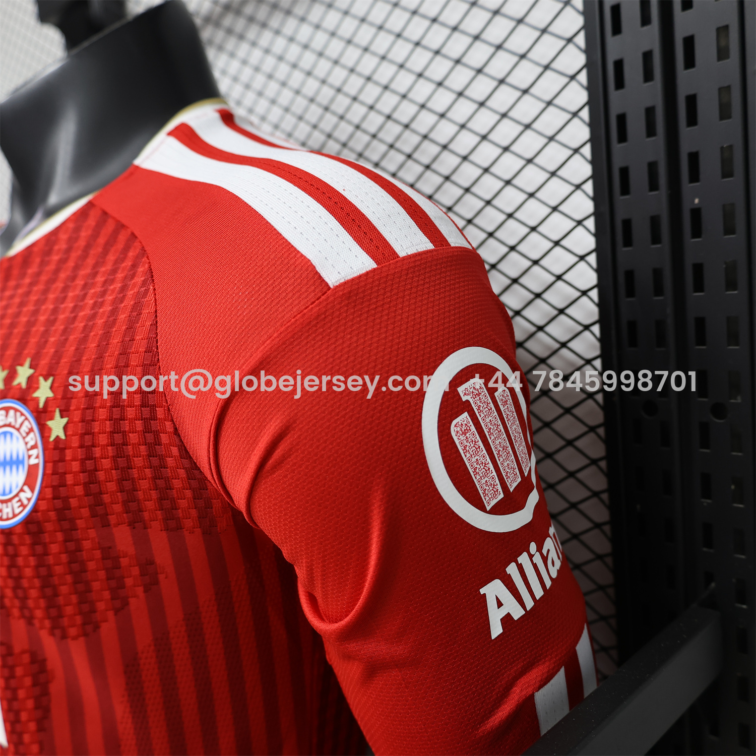 GlobeJersey-Bayern Munich 26-27 Home Long Sleeves Jersey - Player Version