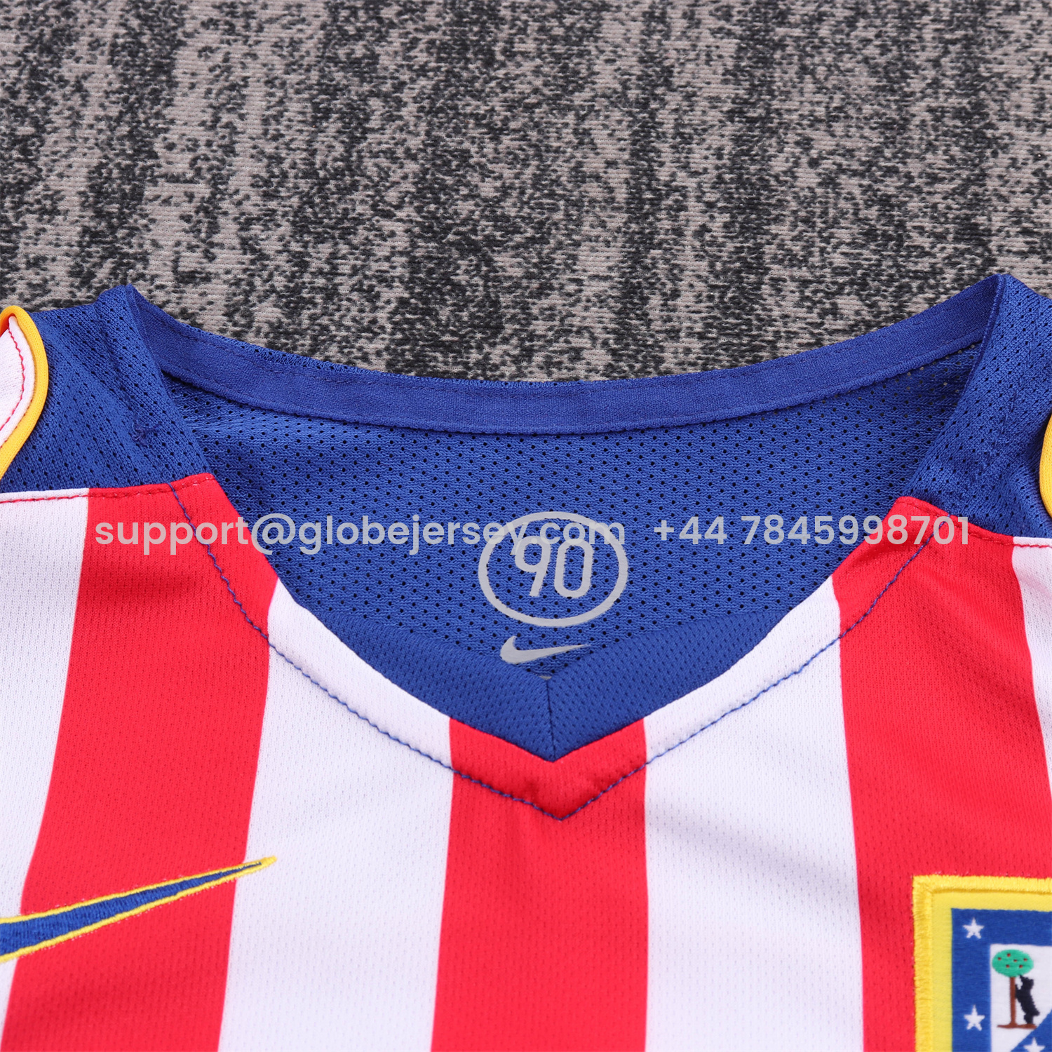 GlobeJersey-Retro Atletico Madrid 2004-05 Home S.p.i.d.e.r M.a.n Special Long Sleeves Kids Kit