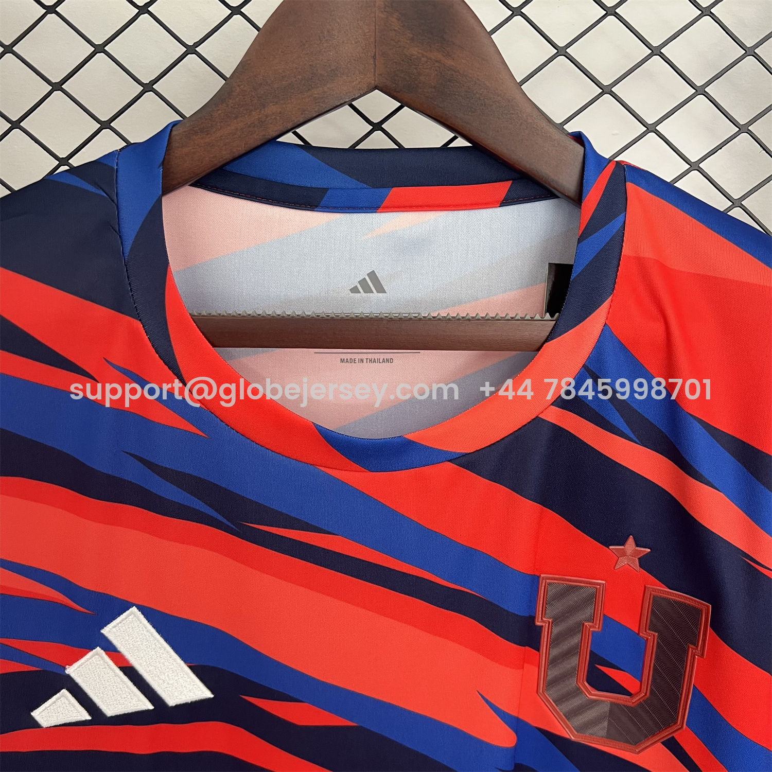 GlobeJersey-Universidad de Chile 25-26 Red Training Jersey - Fans Version
