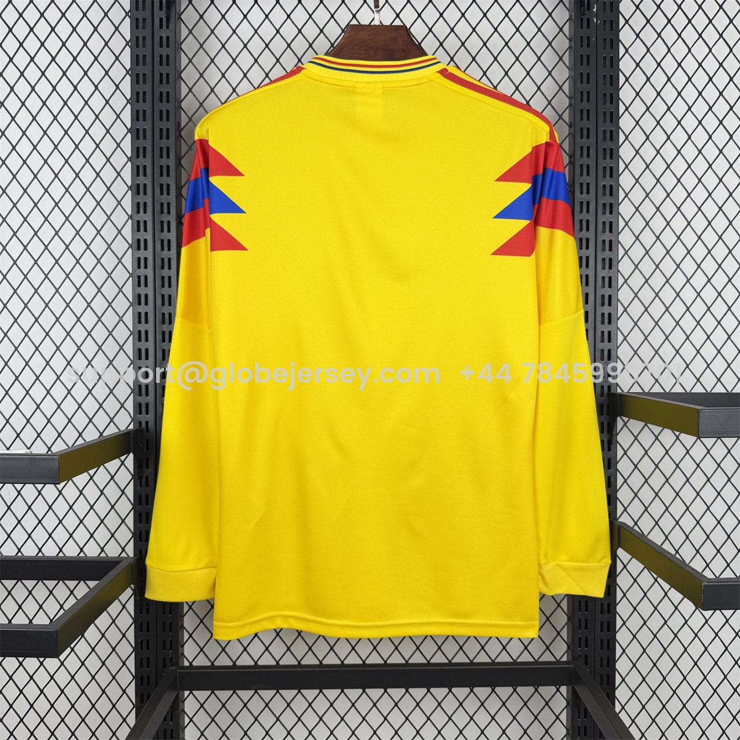 GlobeJersey-Retro Colombia 1990 Home Long Sleeves Jersey - Fans Version