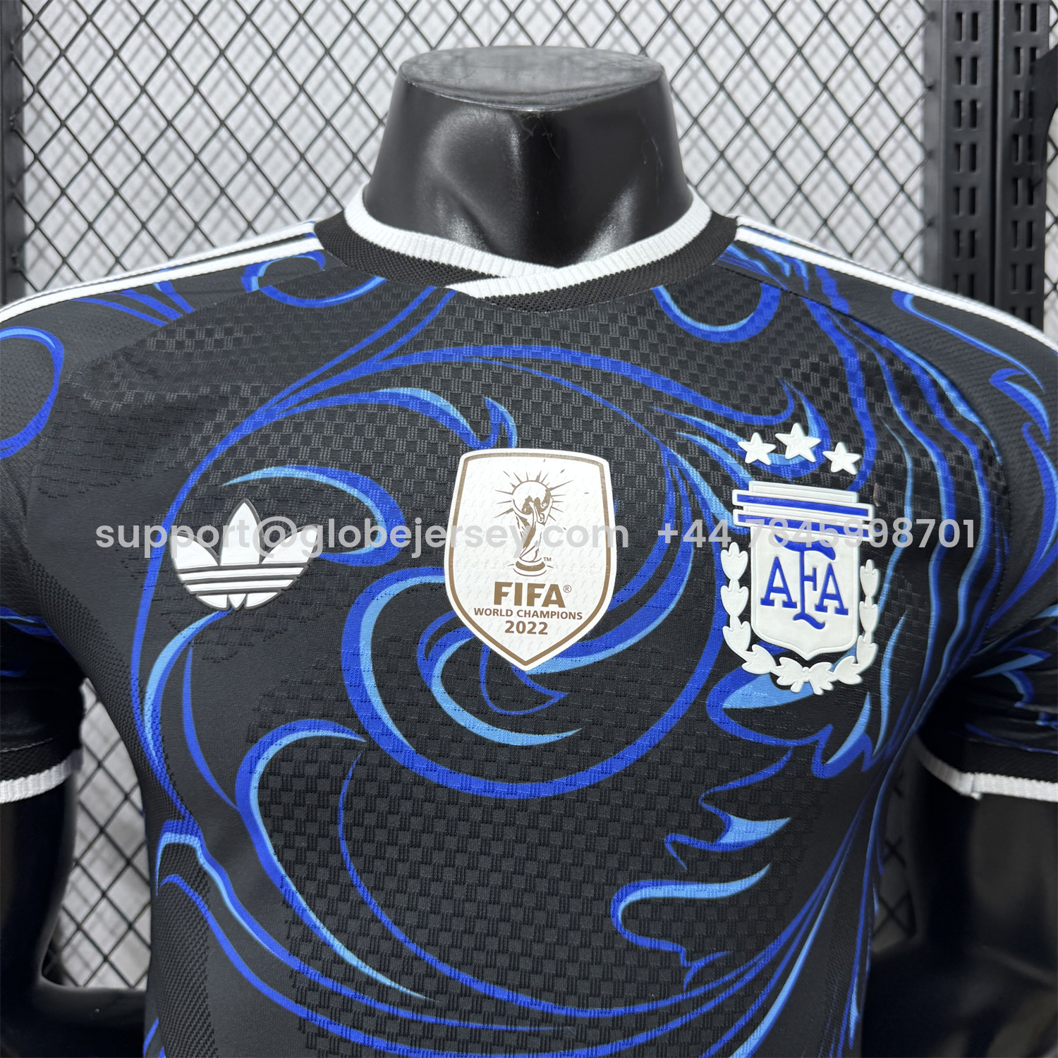 GlobeJersey-Argentina 2026 Away Deep Blue Jersey - Player Version