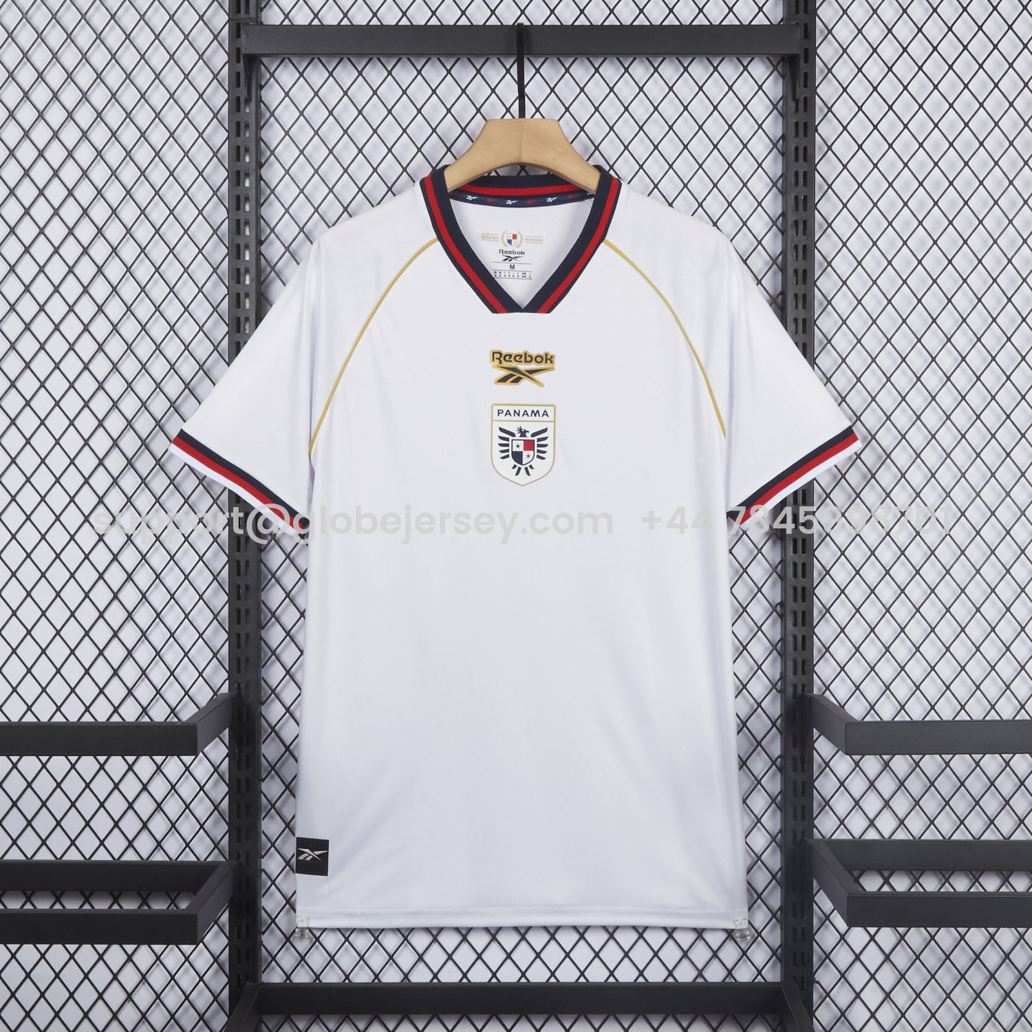 GlobeJersey-Panama 2026 Third White Jersey - Fans Version