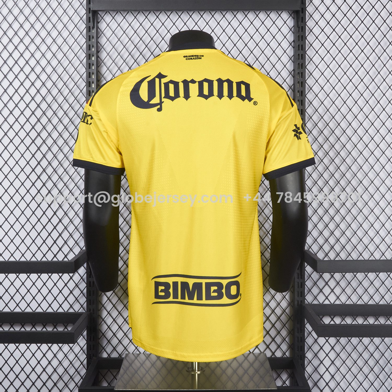 GlobeJersey-Club América 26-27 Home Yellow Jersey - Player Version