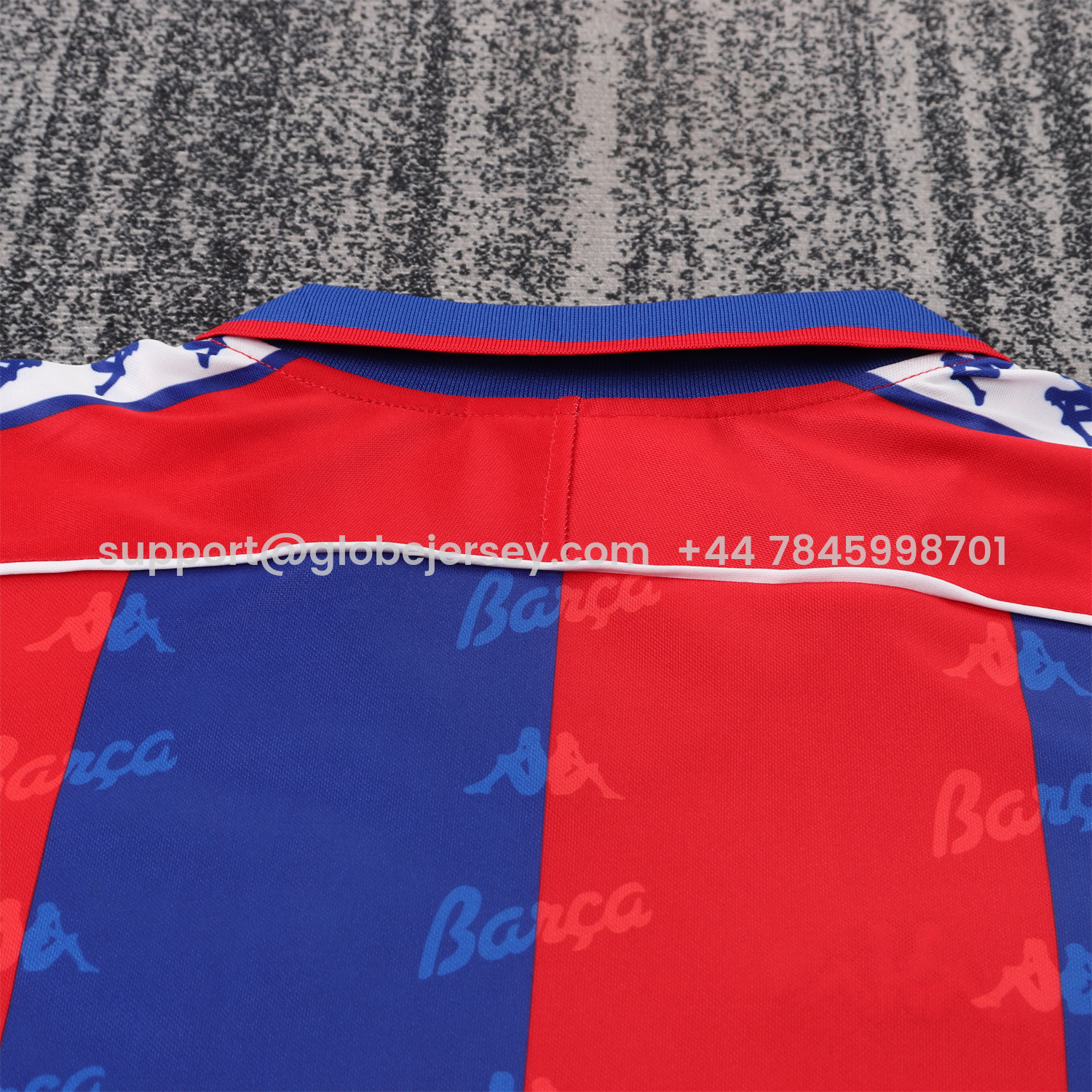GlobeJersey-Retro Barcelona 1992-95 Home Kids Kit