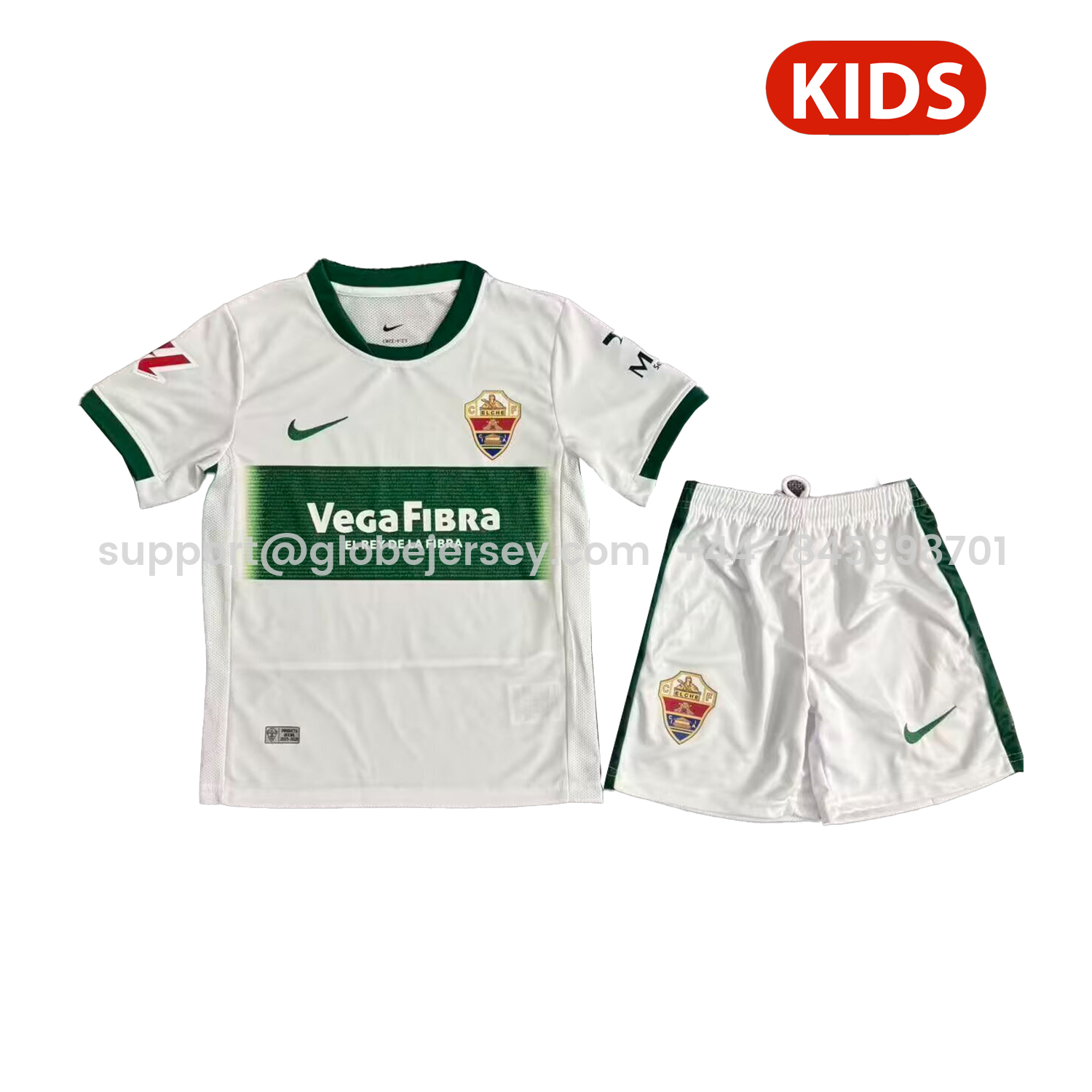 GlobeJersey-Elche 25-26 Home Kids Kit