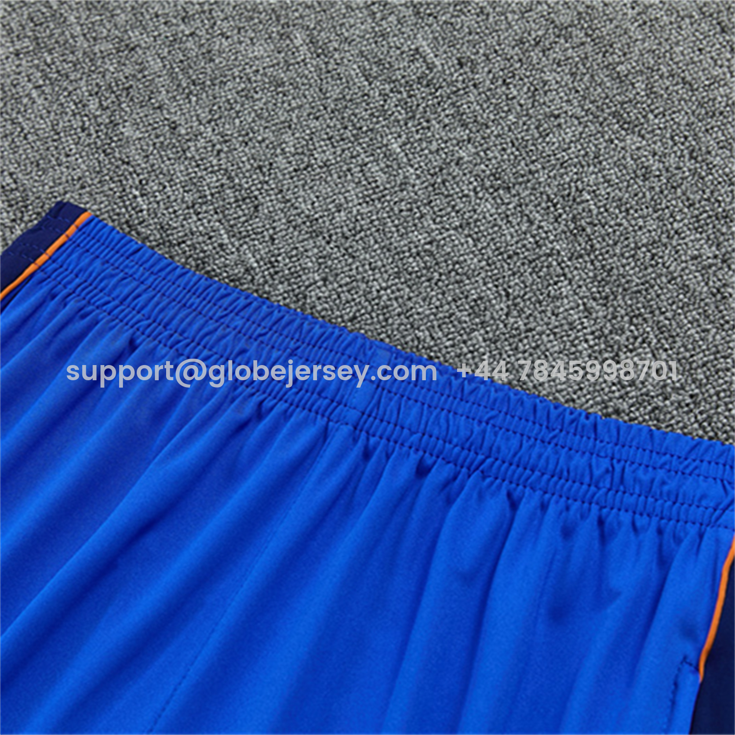 GlobeJersey-France 2026 Long Sleeve Training Set - Royal Blue Top & Pants