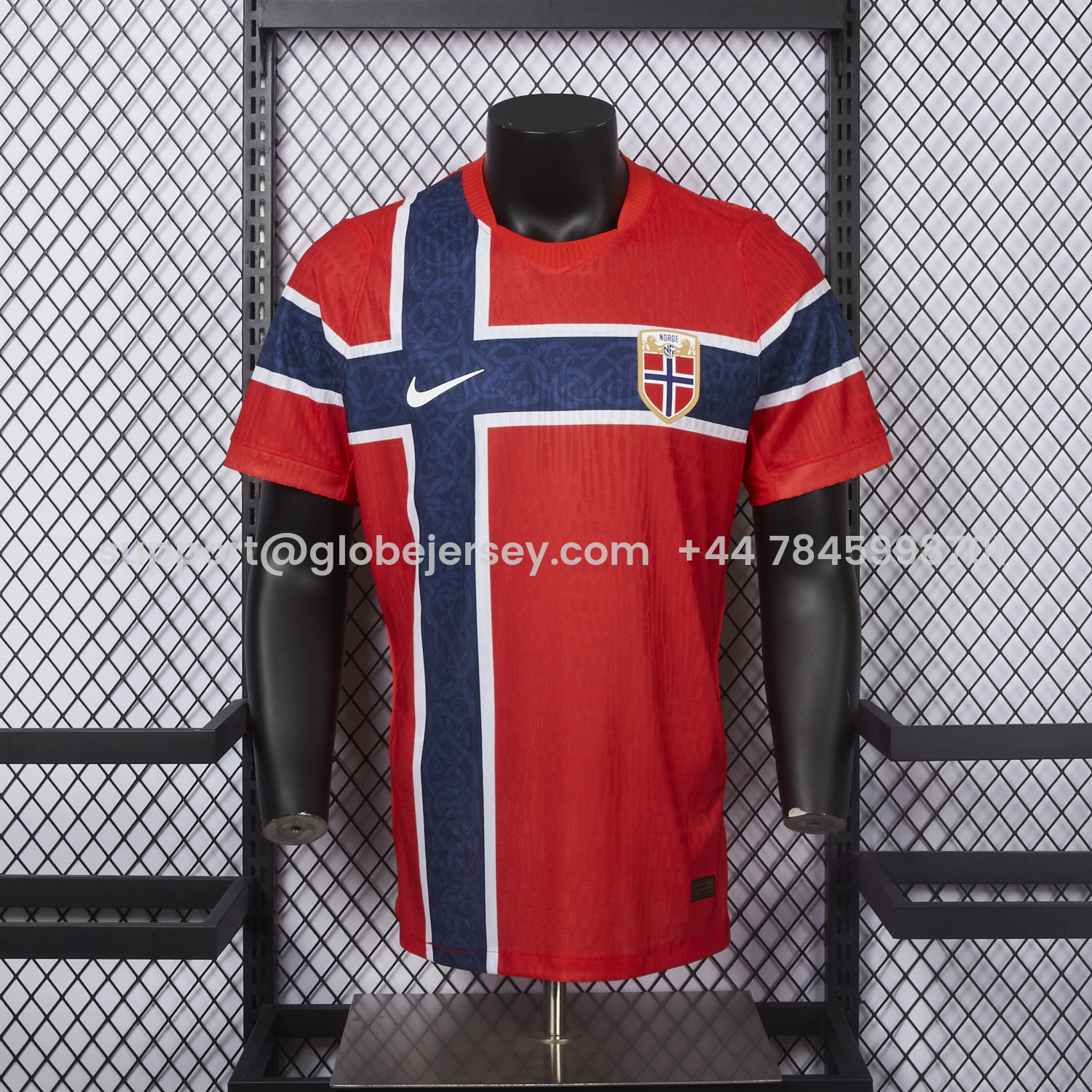 GlobeJersey-Norway 2026 Home Jersey - Player Version