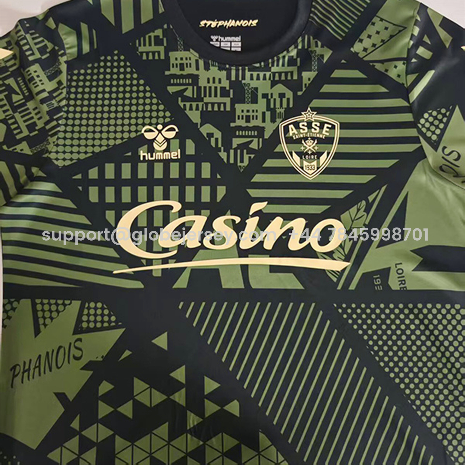 GlobeJersey-AS Saint-Etienne 25-26 Pre-Match Jersey - Fans Version