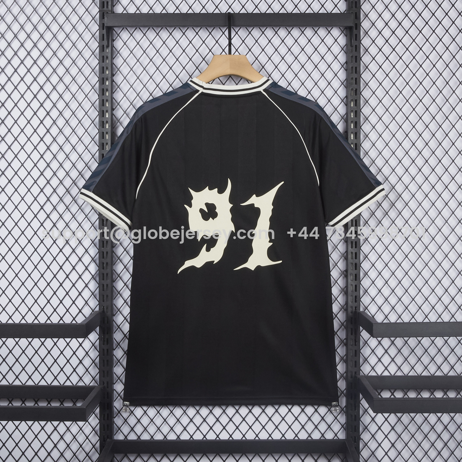 GlobeJersey-The Prodigy 2026 Black Football Jersey - Fans Version