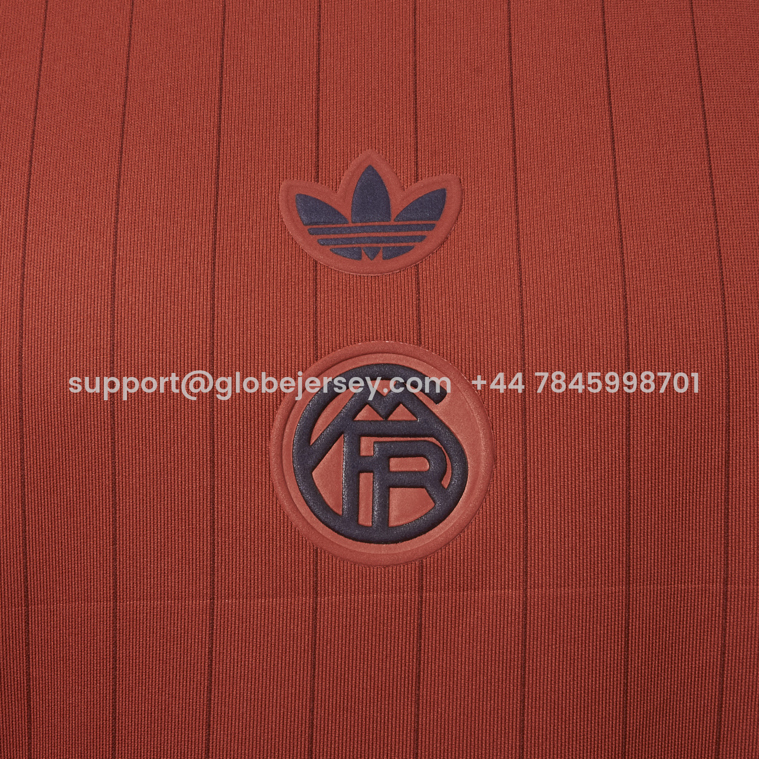 GlobeJersey-Bayern Munich 25-26 Trefoil Red Travel Jersey - Player Version